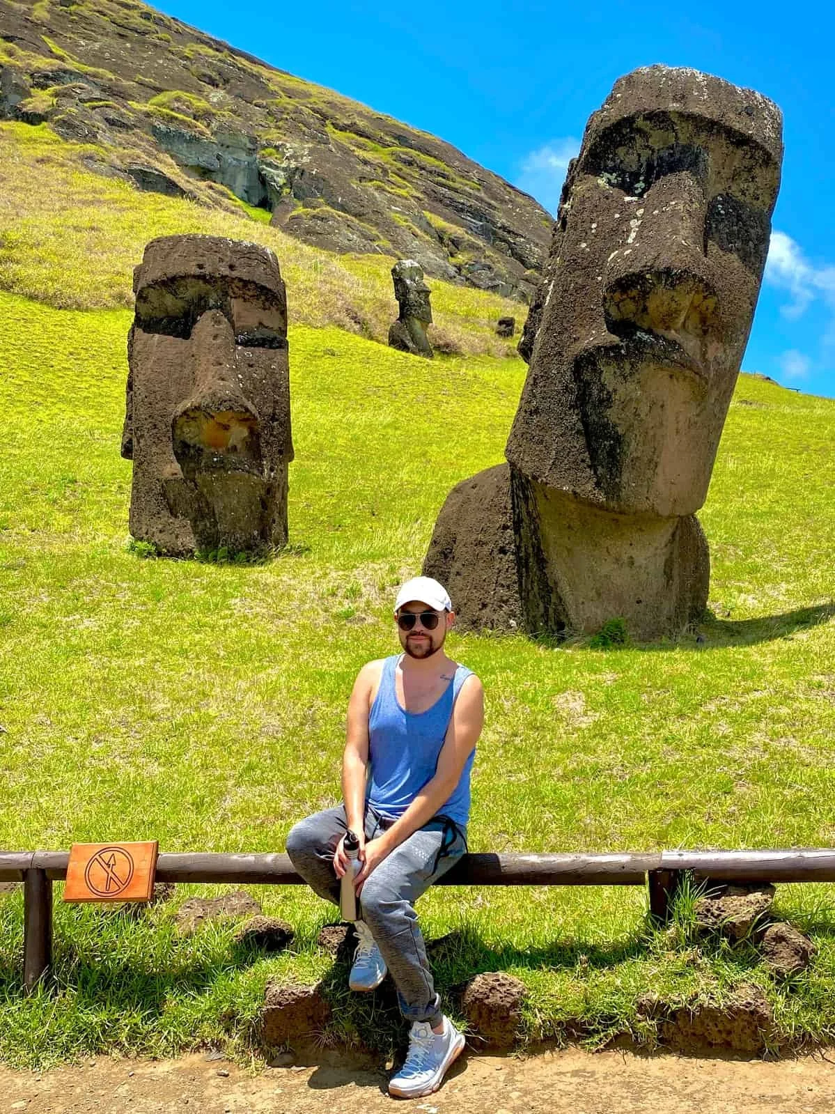 Carlos at Easter Island