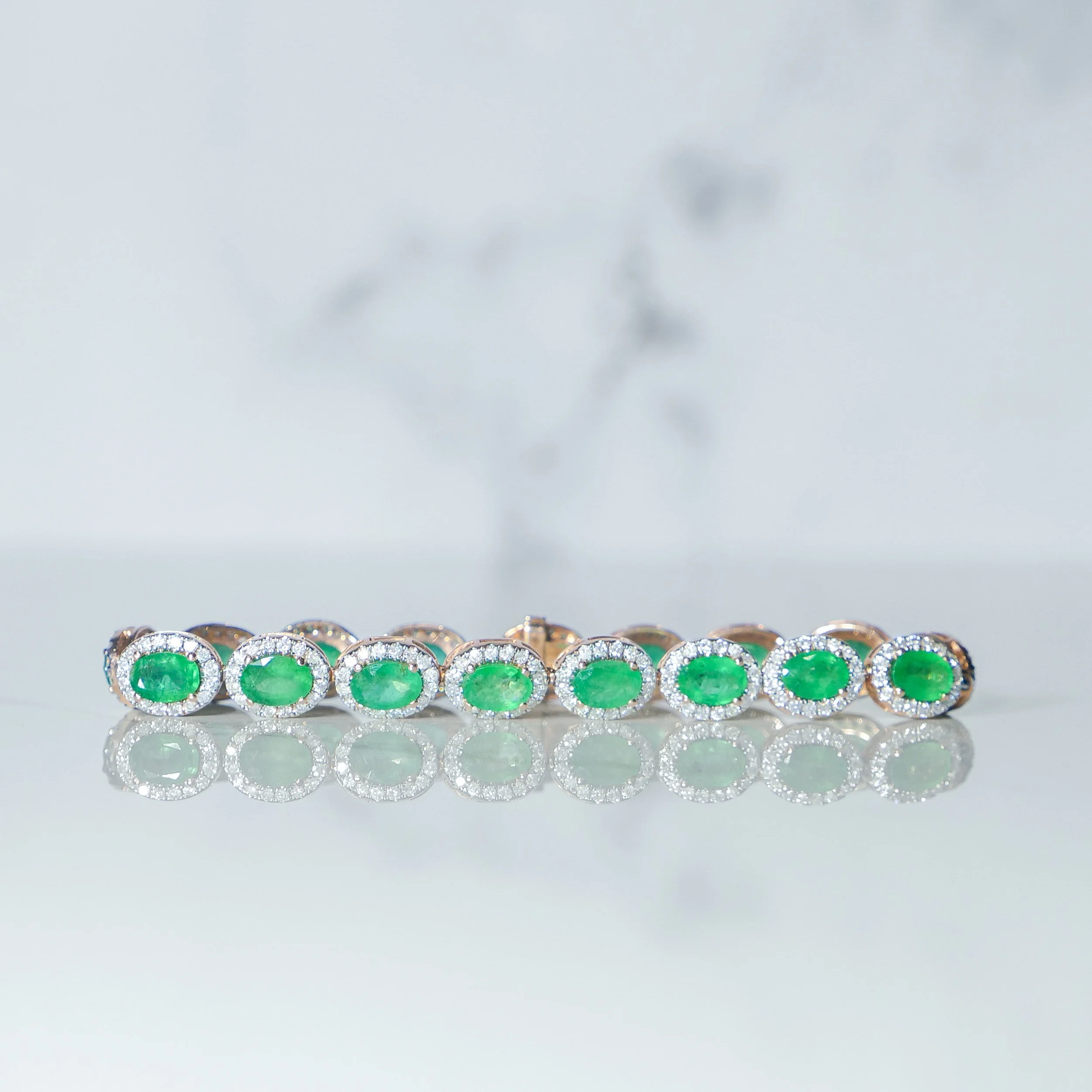 Emerald & Diamond Bracelet