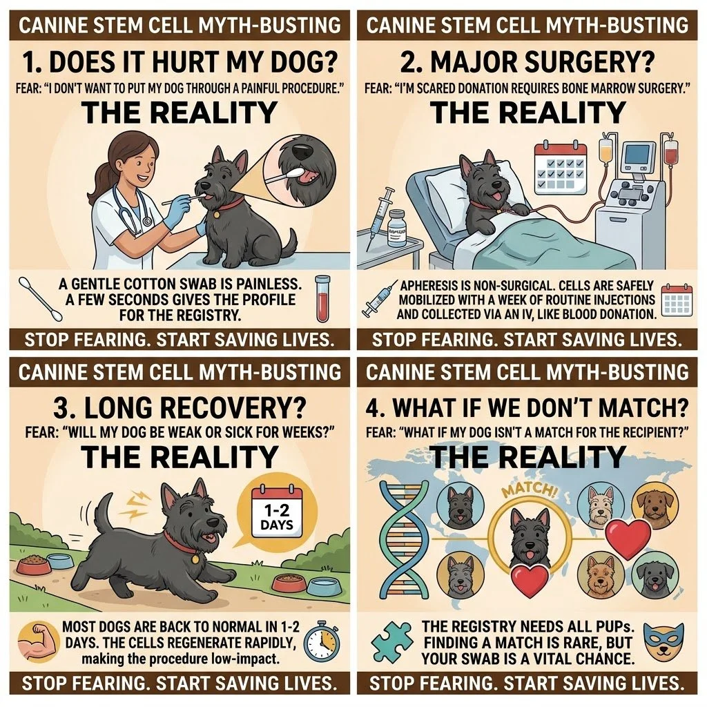 How canine stem cell donation works