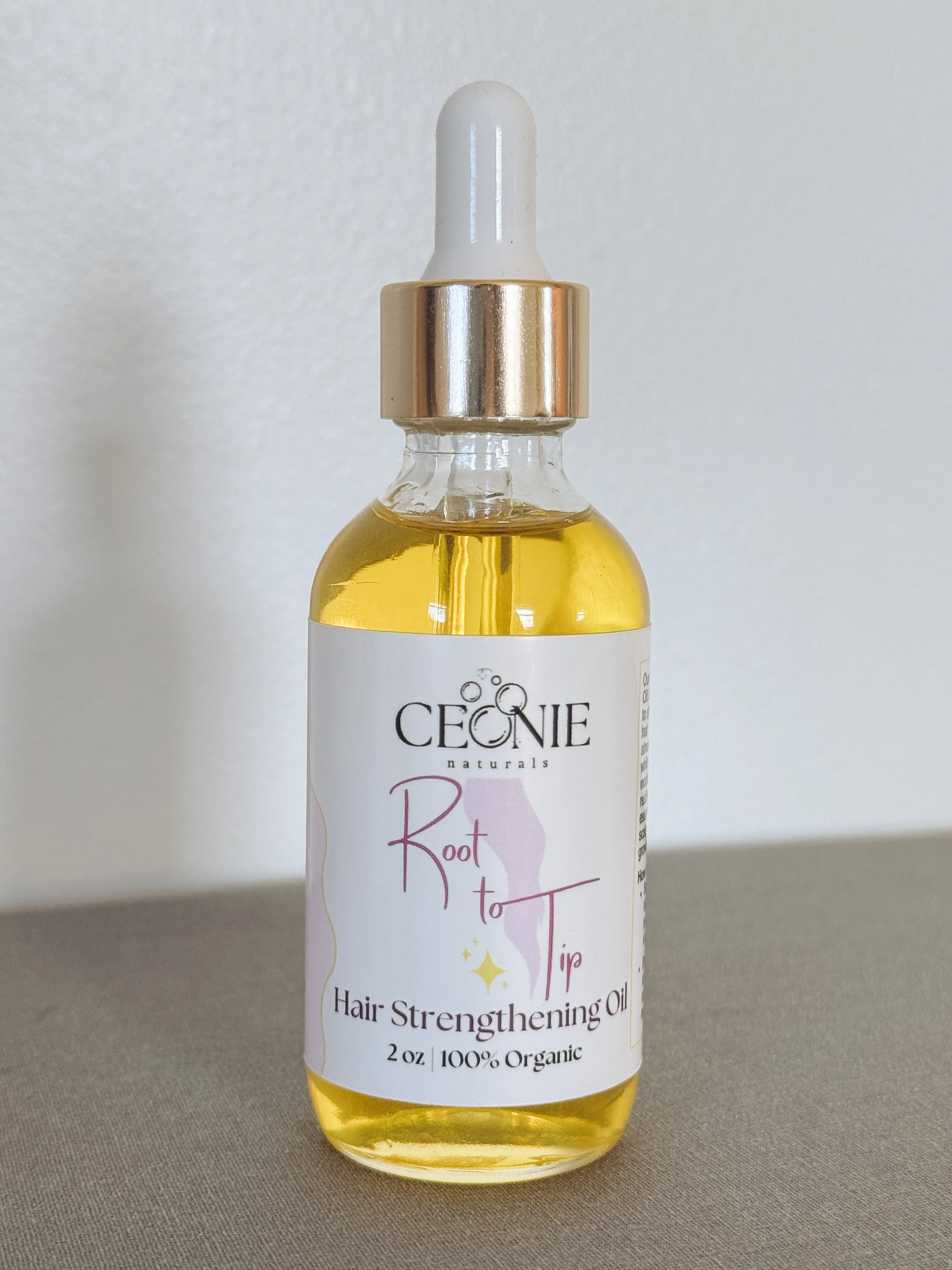 Root to Tip Hair Strengthening Oil | 100% Organic