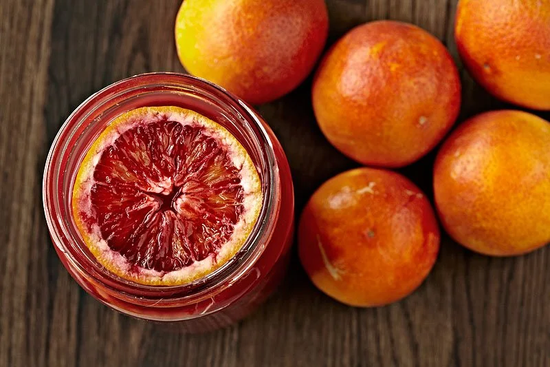 Blood Orange Ginger Syrup