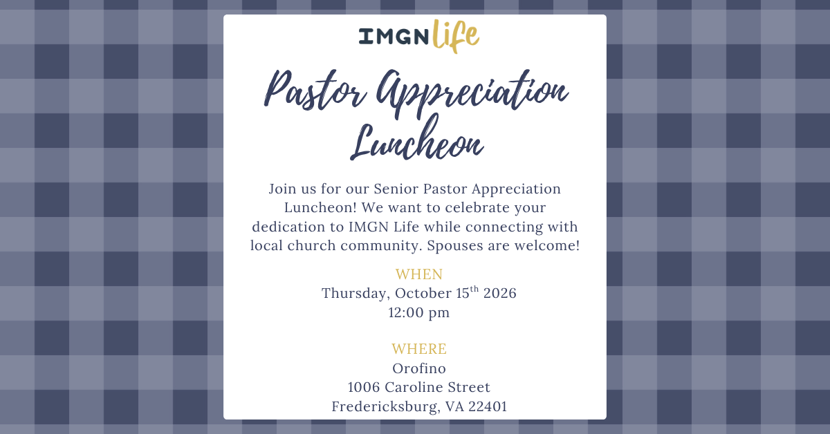 Pastor Appreciation Luncheon