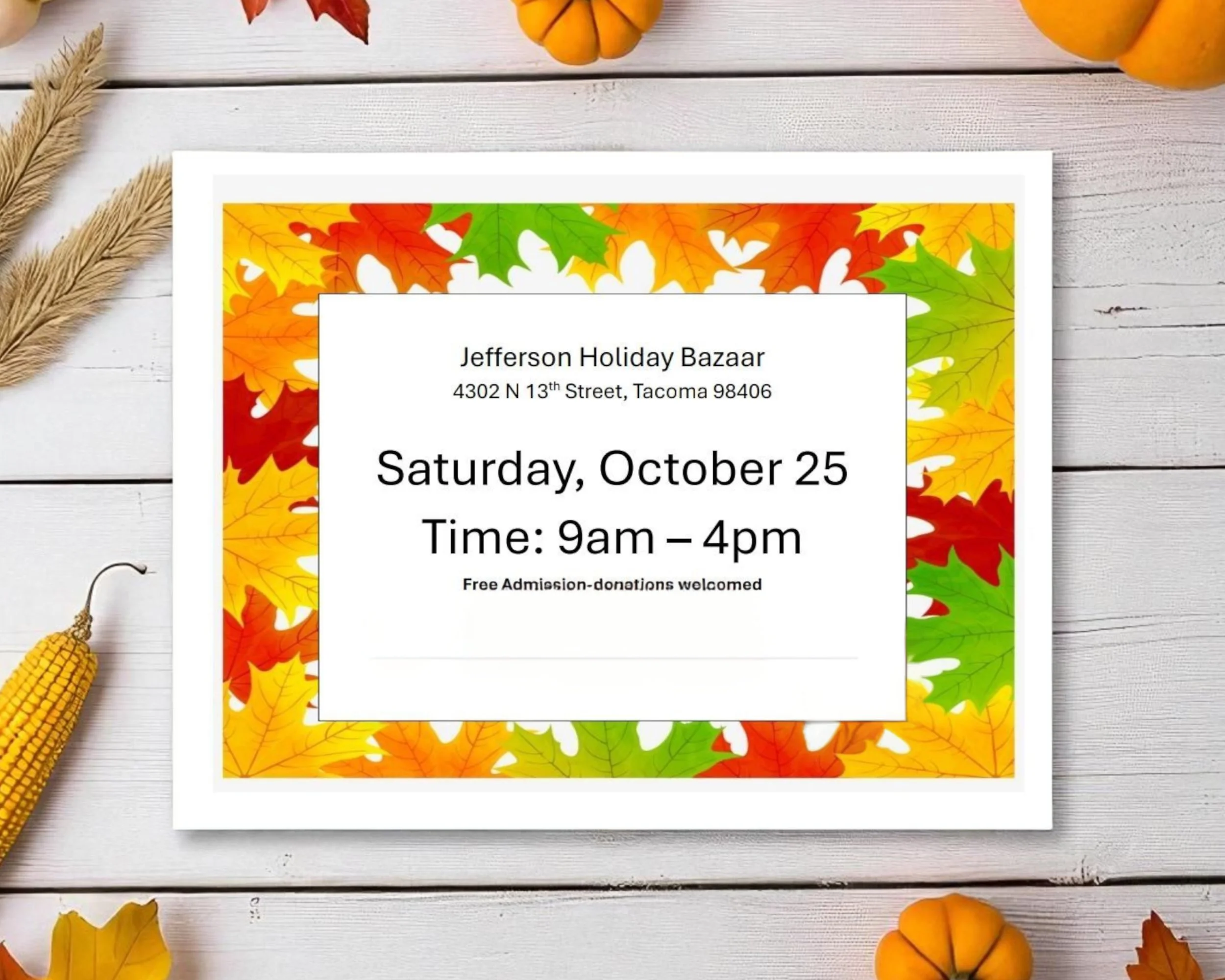 Jefferson Elementary Holiday Bazaar