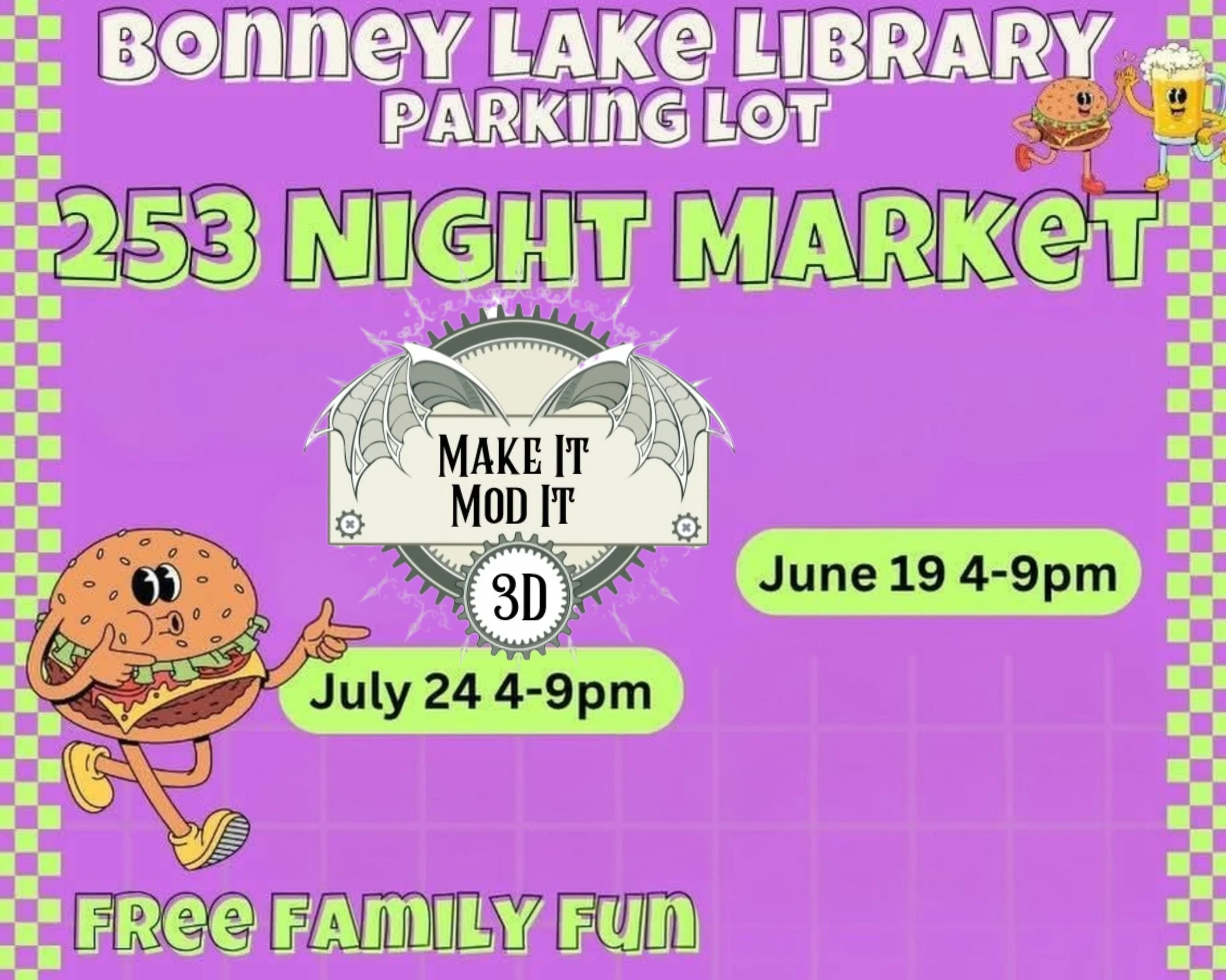 Bonney Lake Library 253 Night Market
