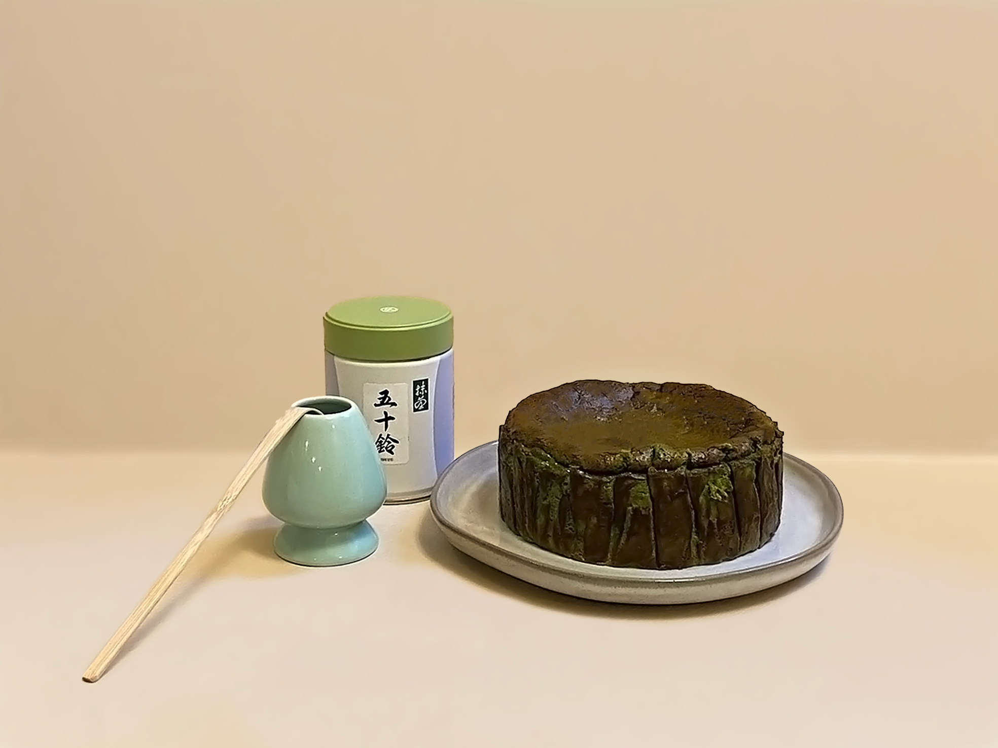 Matcha Basque Cheesecake