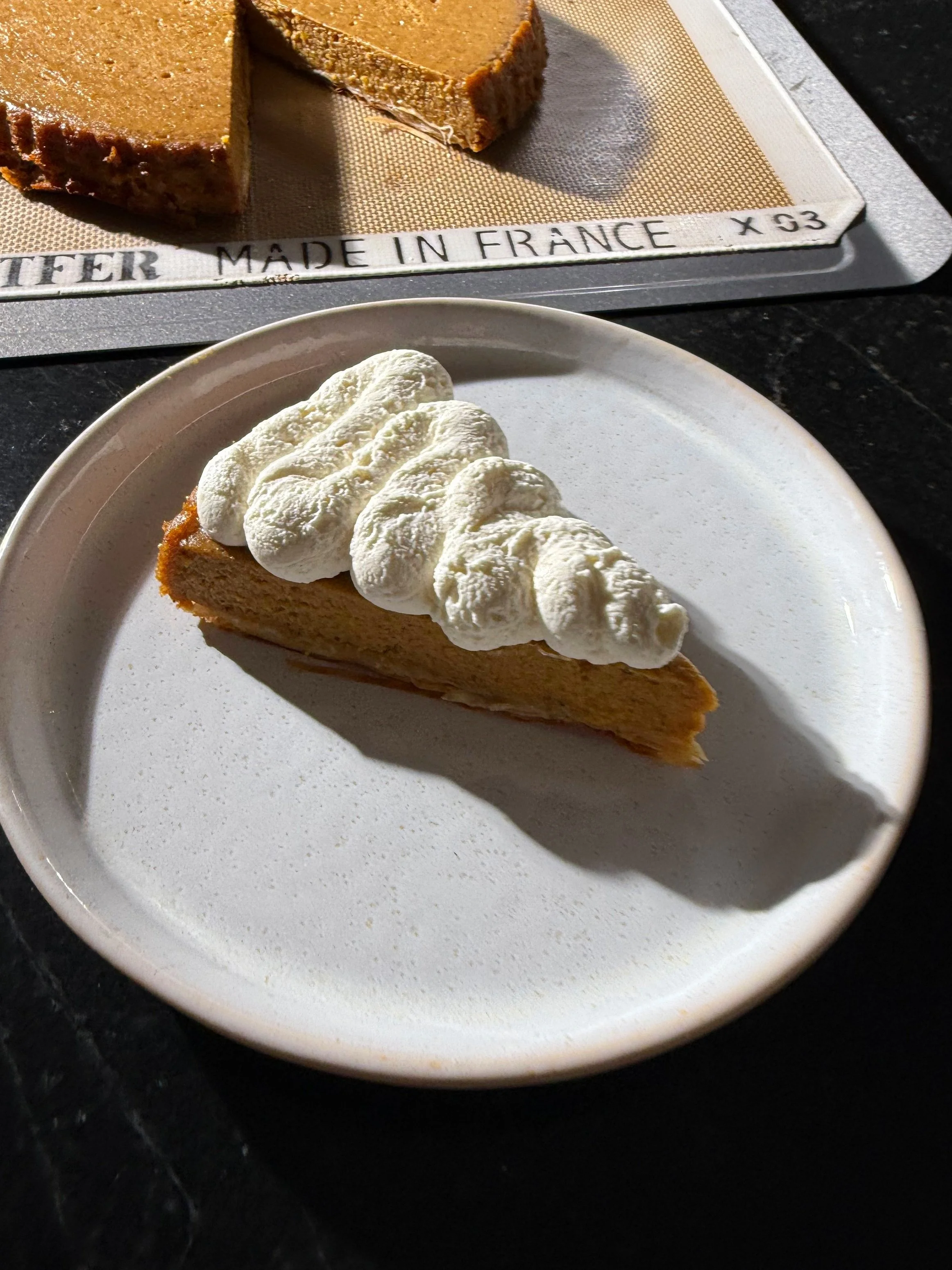 UPSIDE DOWN BUTTERNUT SQUASH PIE WITH FILO CRUST