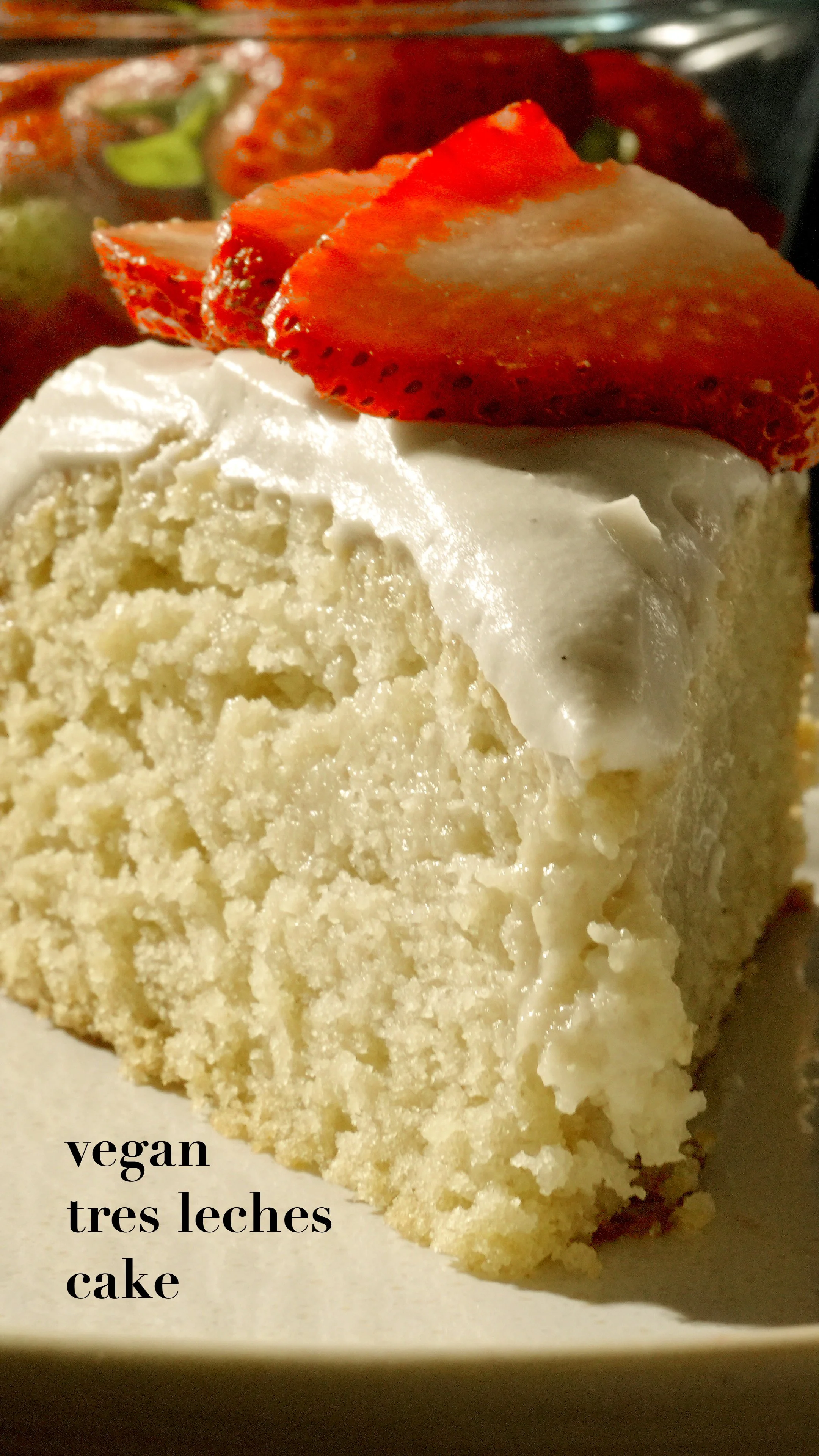 VEGAN TRES LECHES CAKE