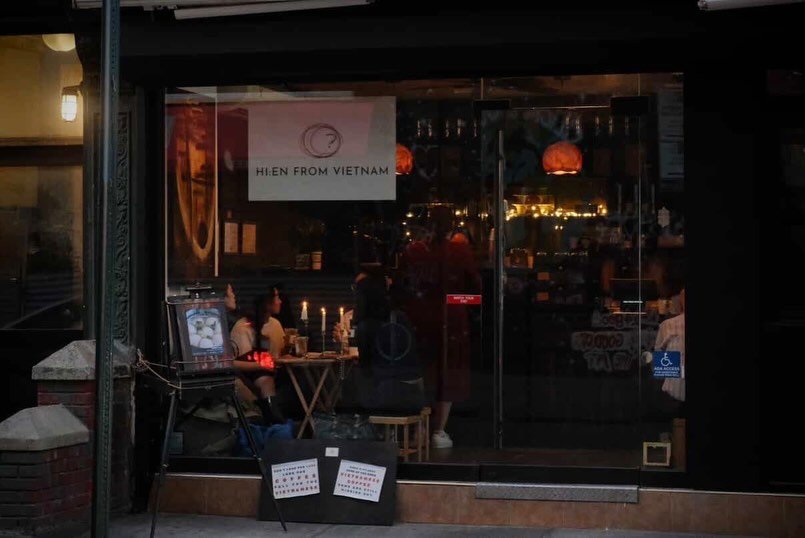 Our last craft and chat of the year is happening at @hien.fromvietnam! 

Hien from Vietnam recently opened this year in Chinatown, featuring classic Vietnamese coffee, tea, and pickled veggies! 

The owner speaks of the cafe as a memory carried acros