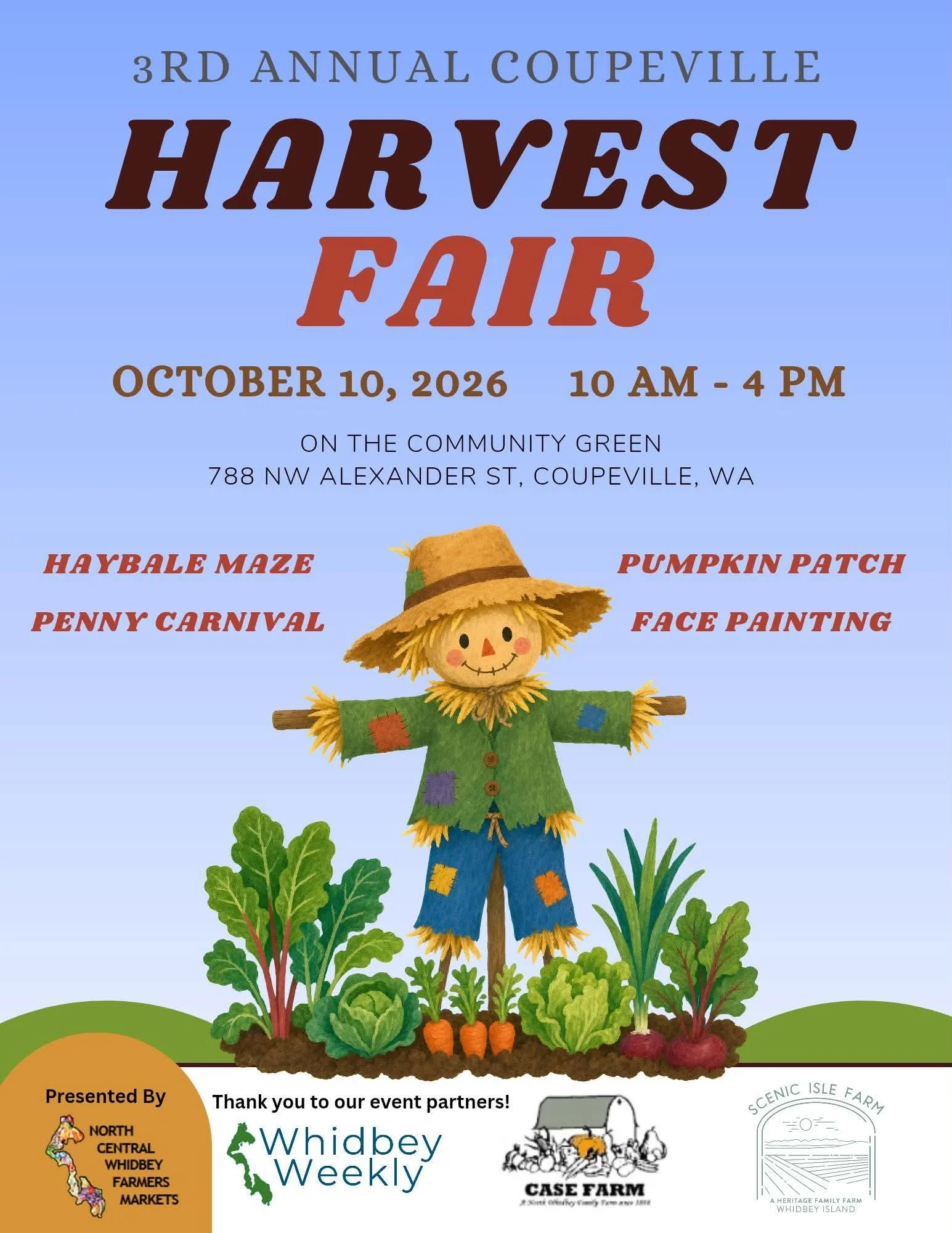 3rd Annual Coupeville harvest Fair 