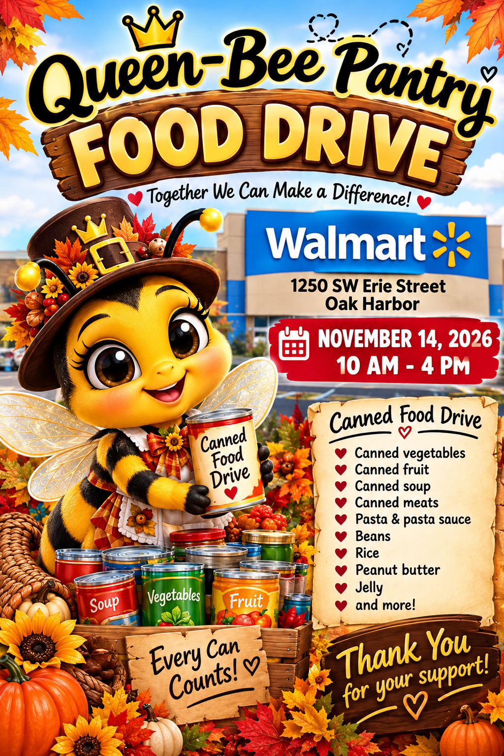Walmart Food Drive 