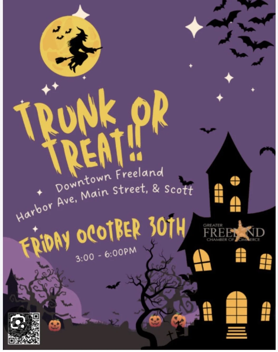 Greater Freeland Chamber of Commerce Trunk Or Treat 