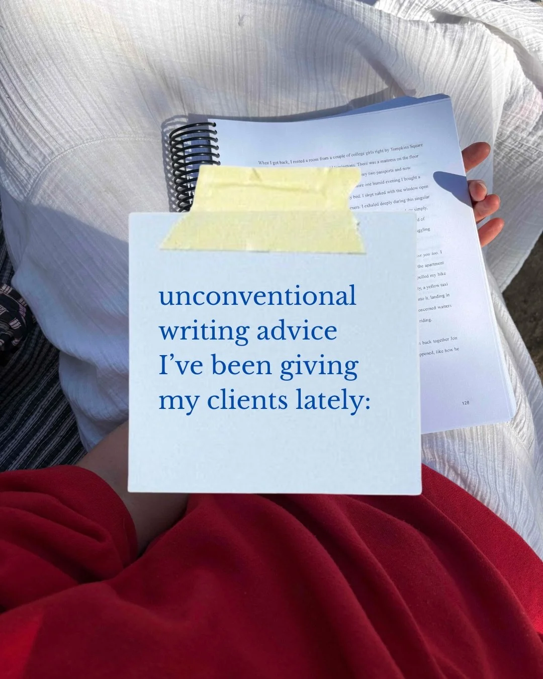 It&rsquo;s no surprise that dinner table metaphors show up quite a bit in my approach to writing 🍝🍝🍝

Let&rsquo;s use them to debunk the myth of procrastination. 

You&rsquo;re not lazy and you have plenty of drive 
(especially when you&rsquo;re i
