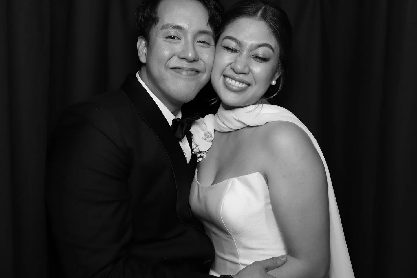 Cheers to the most beautiful beginnings. 💙 H &amp; I 

📸 @woodstockcinema

Send us a DM for your events or collaborations.

#photoboothph #photoboothbypbandj #vintagephotobooth #photobooth