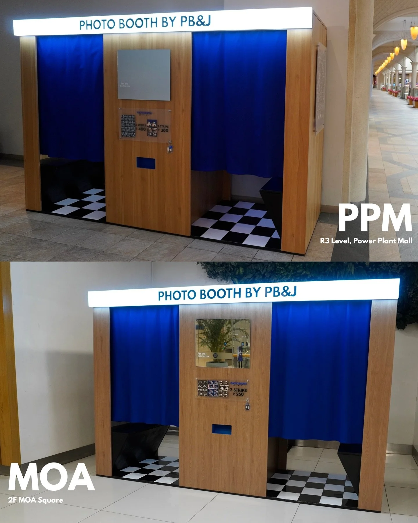 Your go-to OG photo booth experience in the Philippines just got a little upgrade 💙 See you at PPM &amp; MOA!