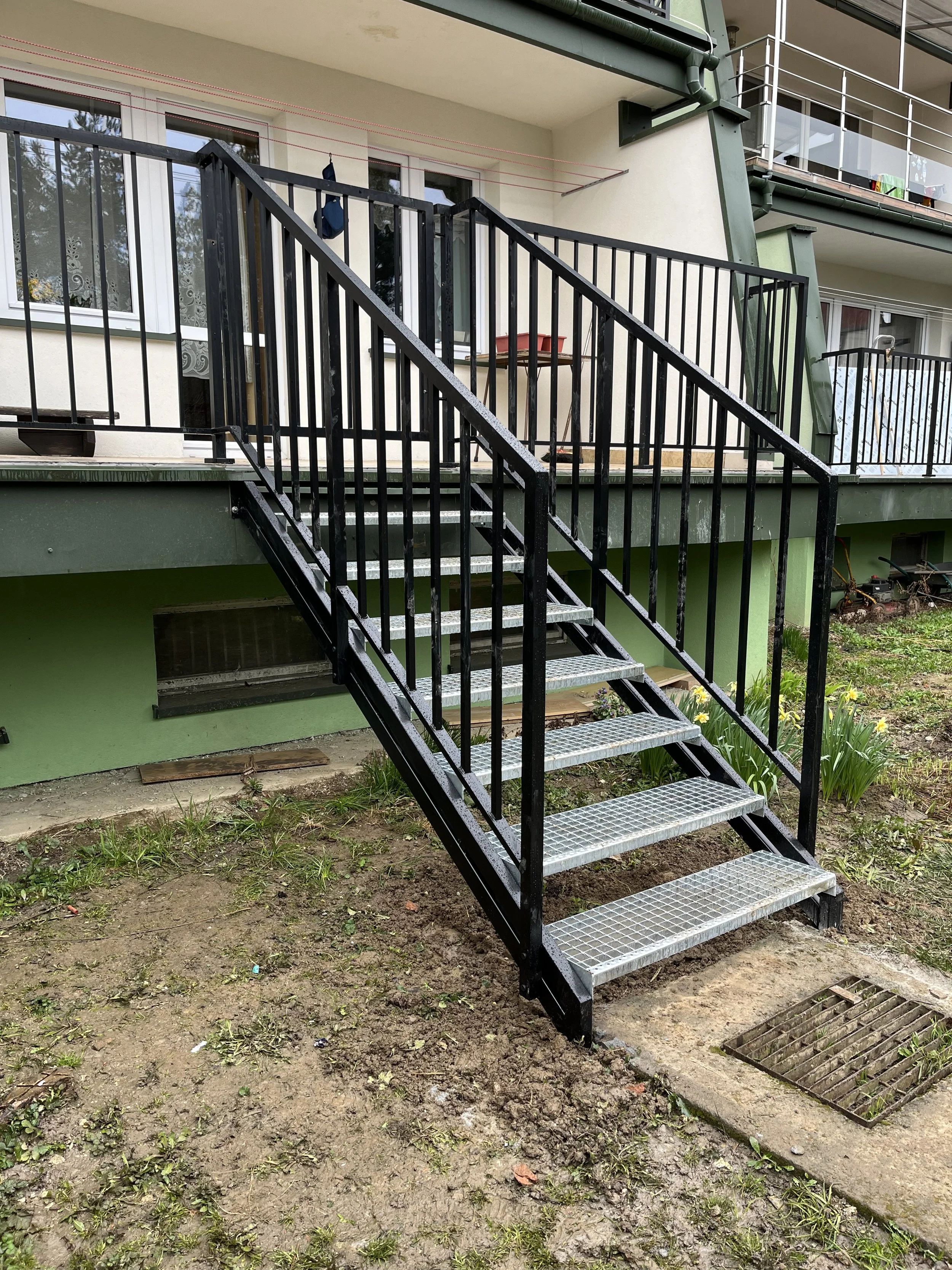 Schody metalowe zewnętrzne  - Rzeszów, Kraków