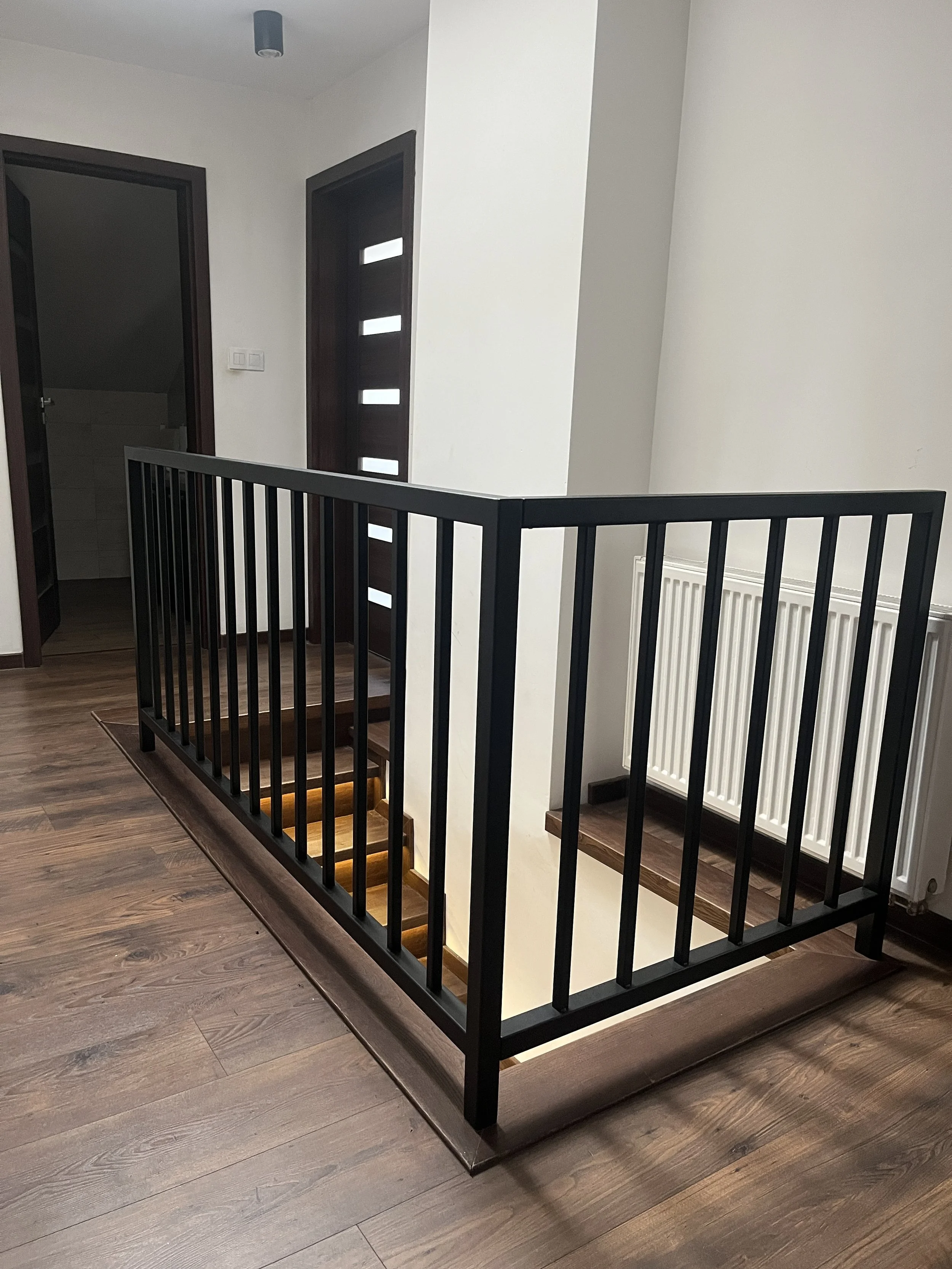balustrada wewnętrzna stalowa
