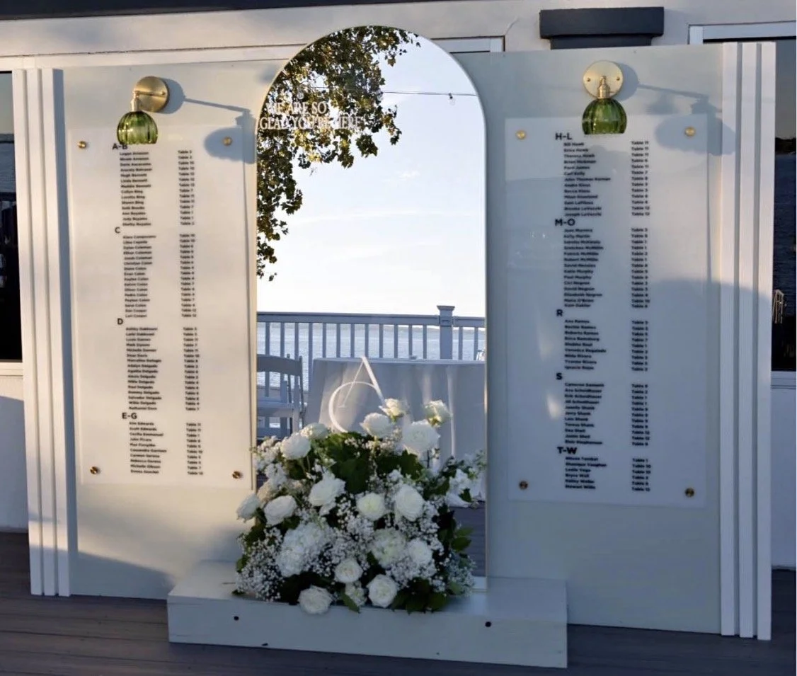 Luxury Arched Mirror Seating Chart