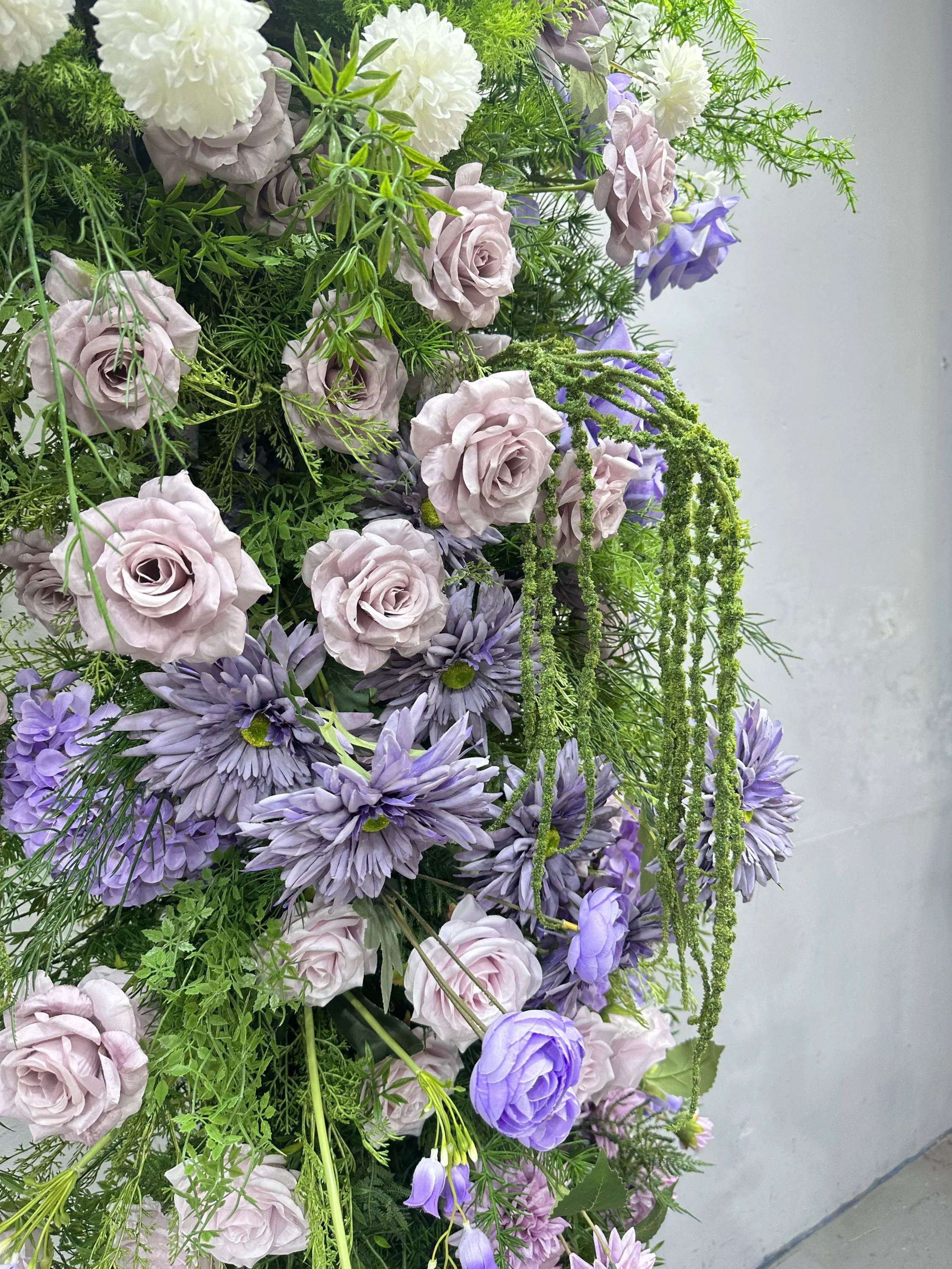Lilac & Lavender Faux Floral Wedding Ceremony Rentals Very Bespoke Events
