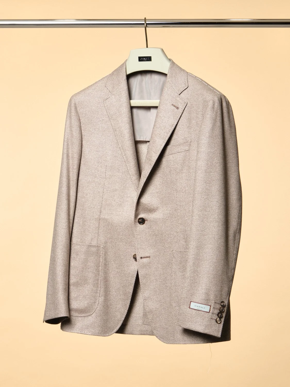 93% wool 7% cashmere Kei $4750 in latte