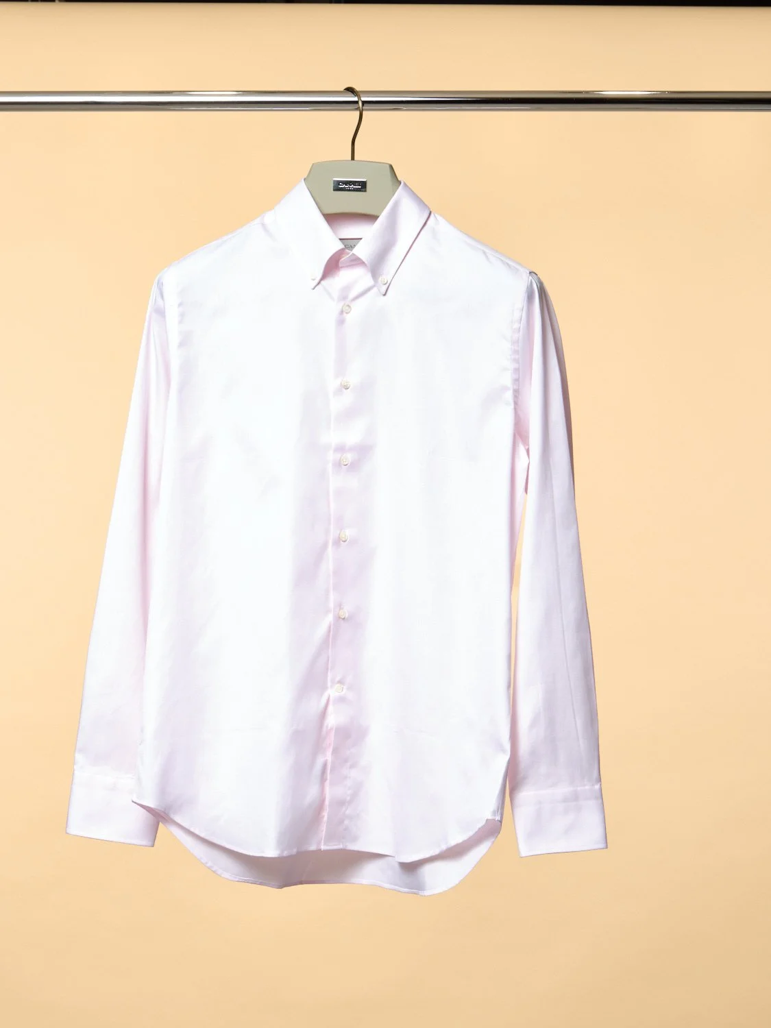 Regular fit Oxford weave pink button down collar pure cotton $525