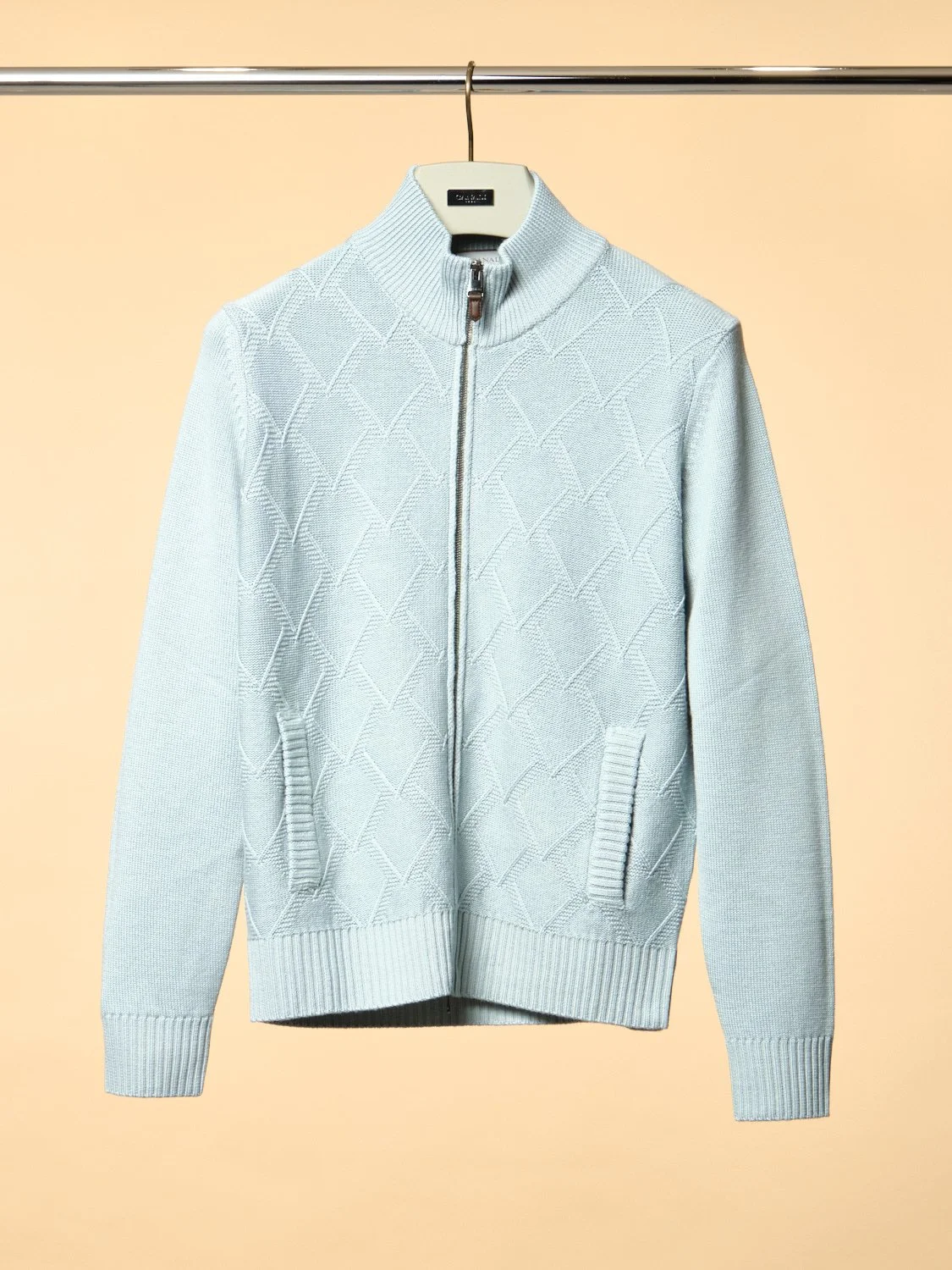 3. Merino Extrafine Zip Front  Knit