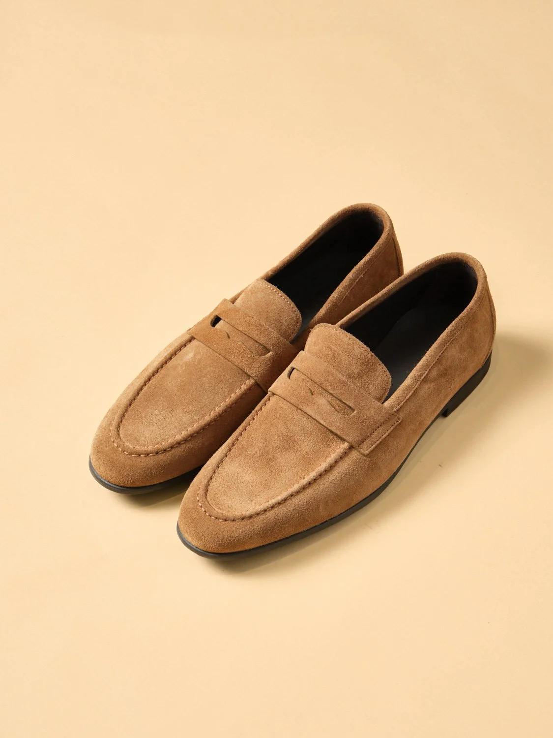 18. Tobacco Suede Slip On