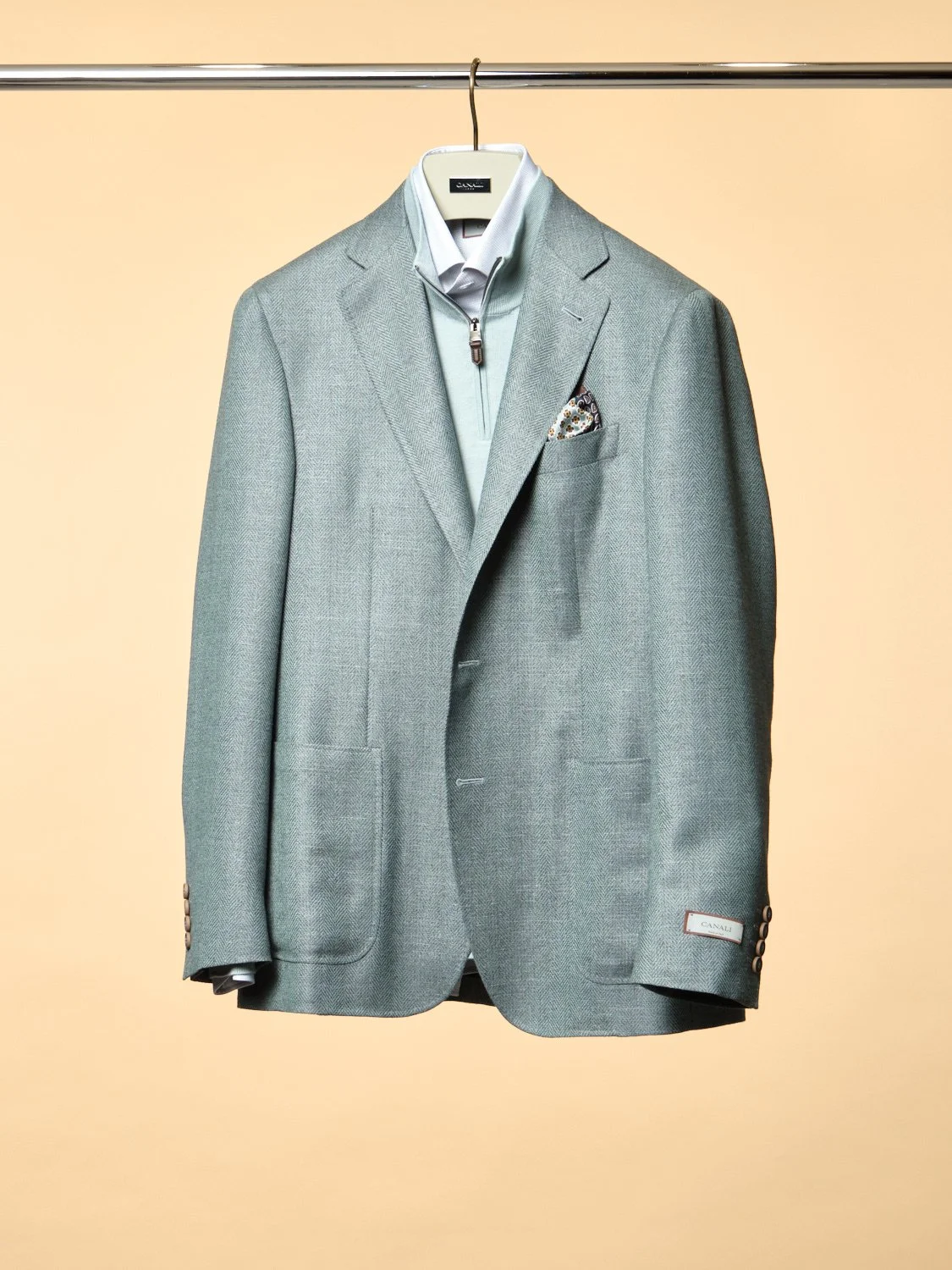 13. Sage Wool Silk & Linen