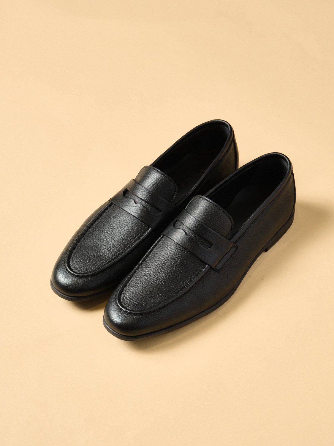 16. Brown Tumbled  Calfskin Slip On