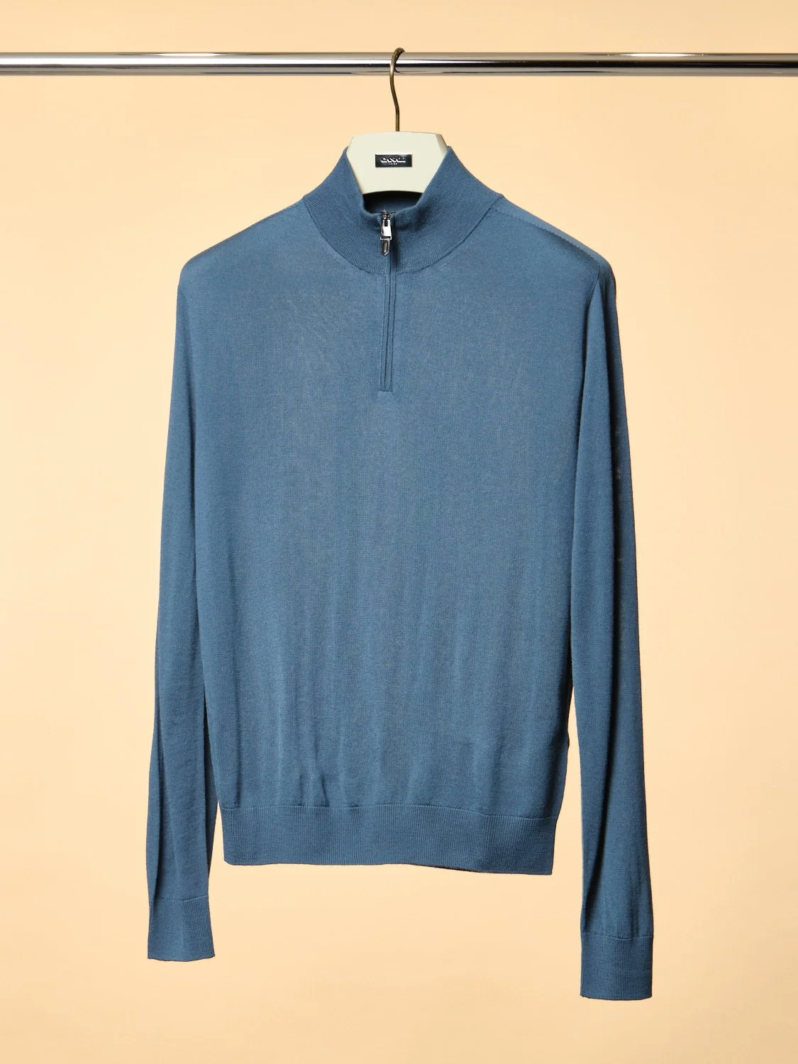 1/4 zip 100% wool $1150 cornflower blue