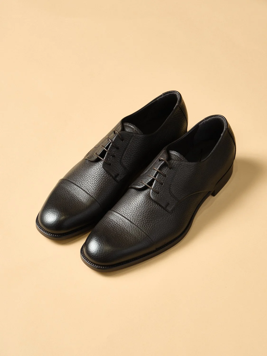 10. Black Deerskin Lace Up