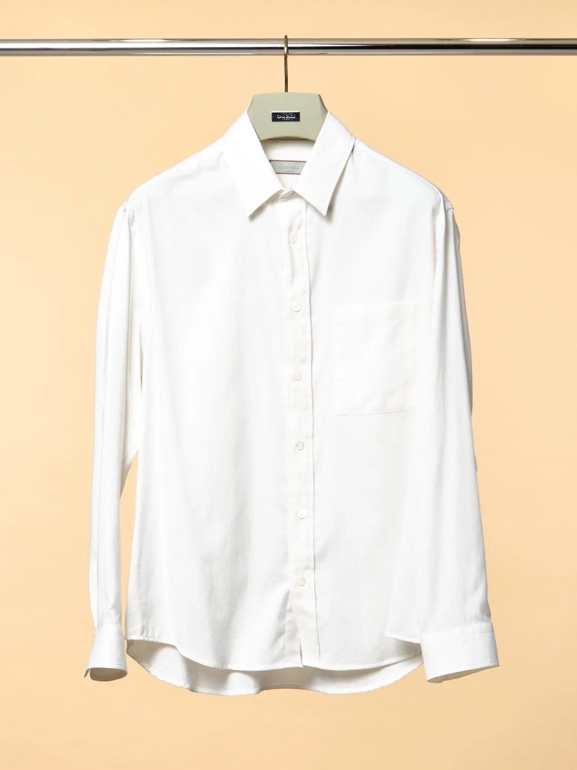 Ivory Brushed twill 95% cotton 5% cashmere $595