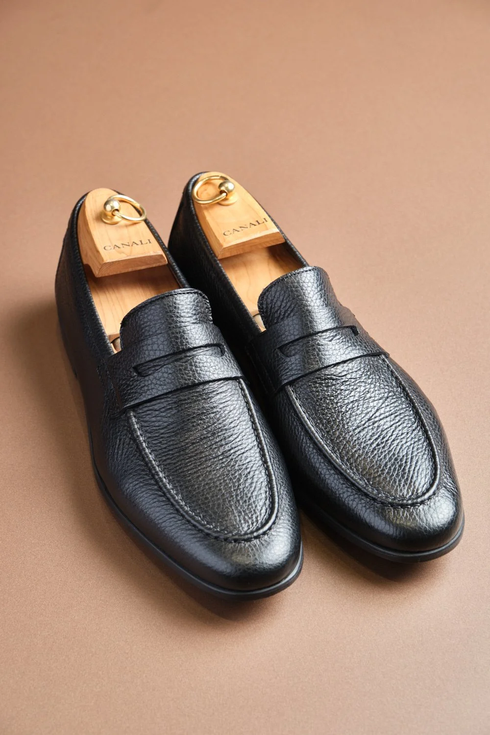 9. Black Calfskin Penny Loafer