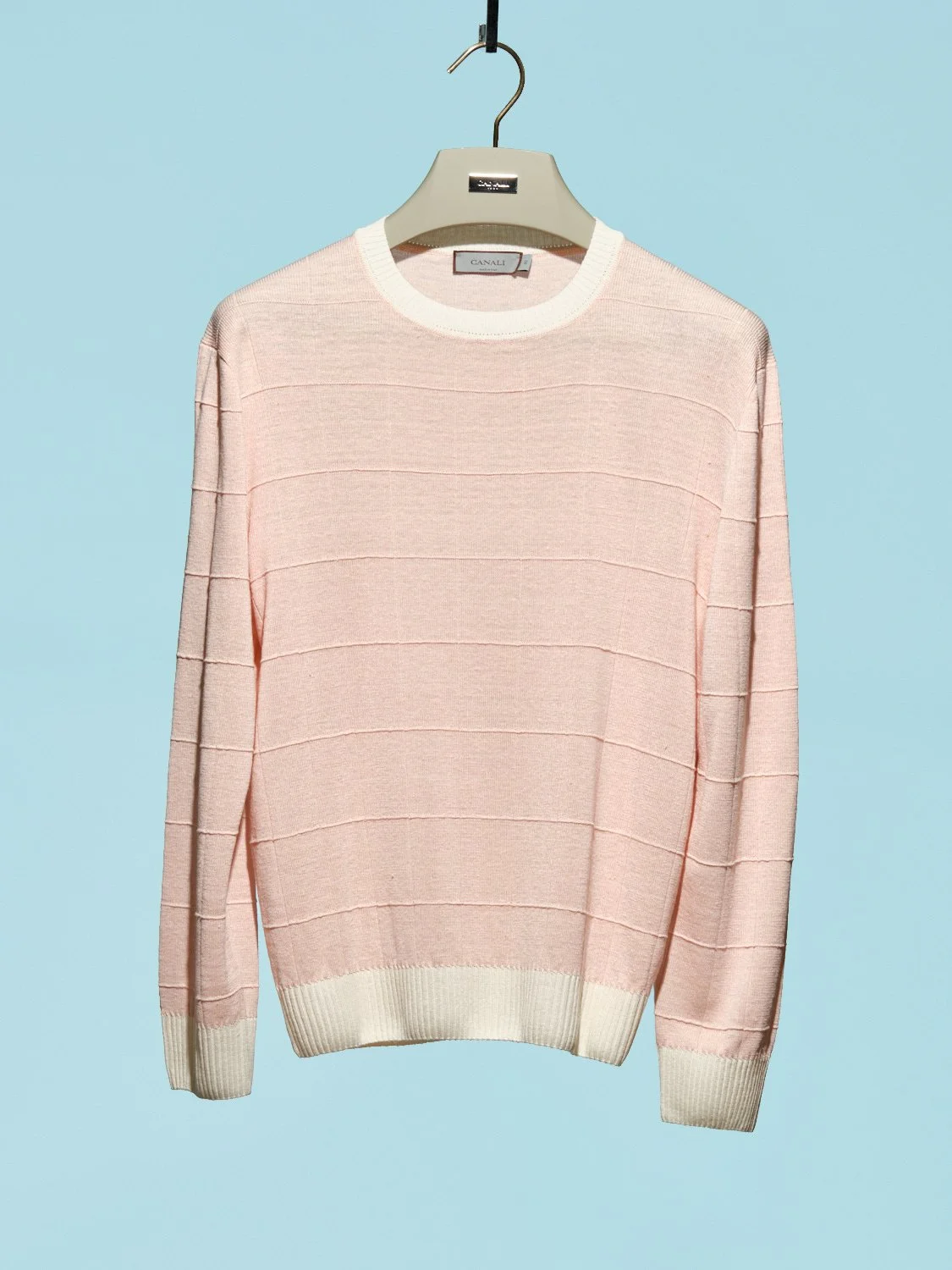 1. Pink Linen Silk Knit