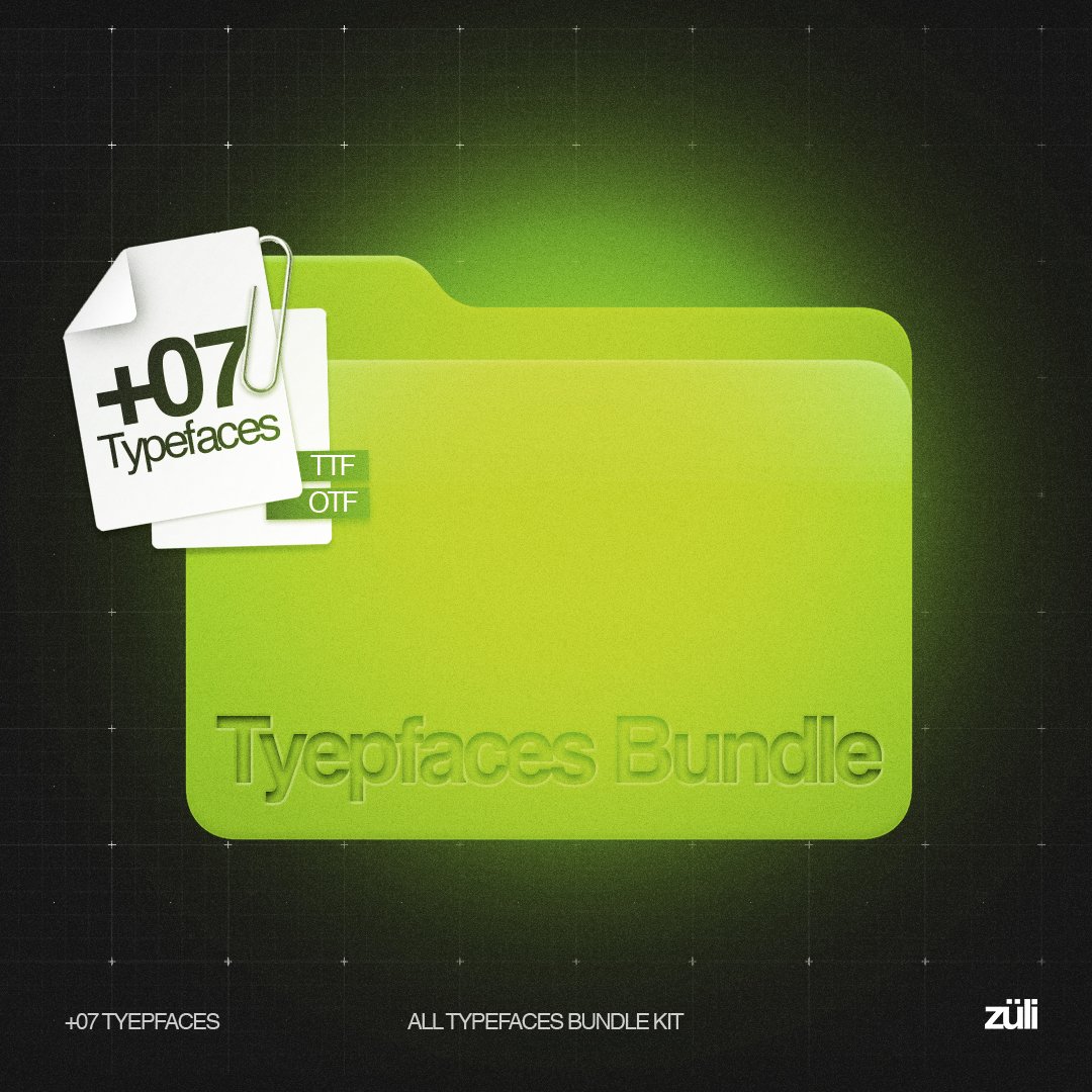 All Typefaces Bundle Kit V.02