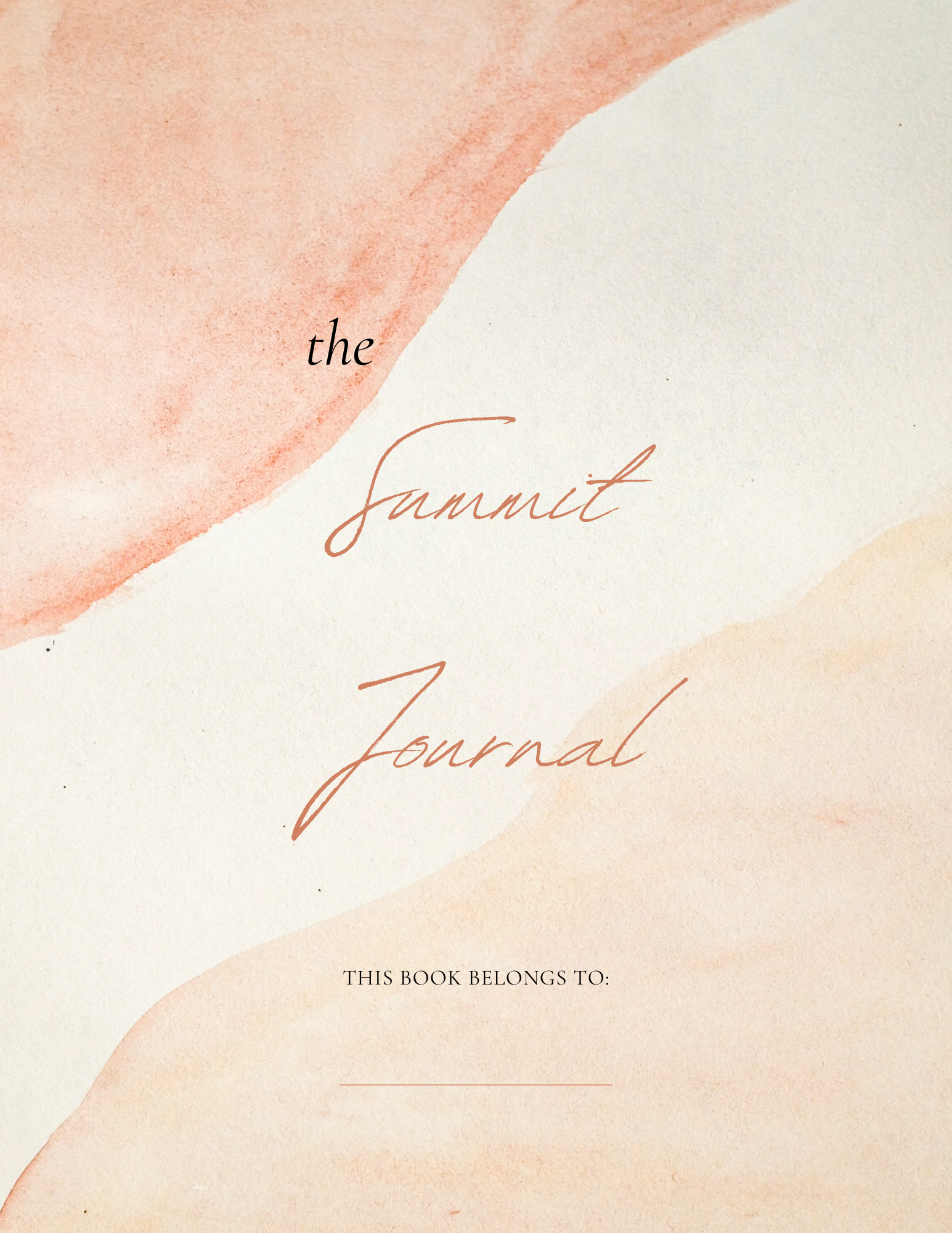 Four Week Journal