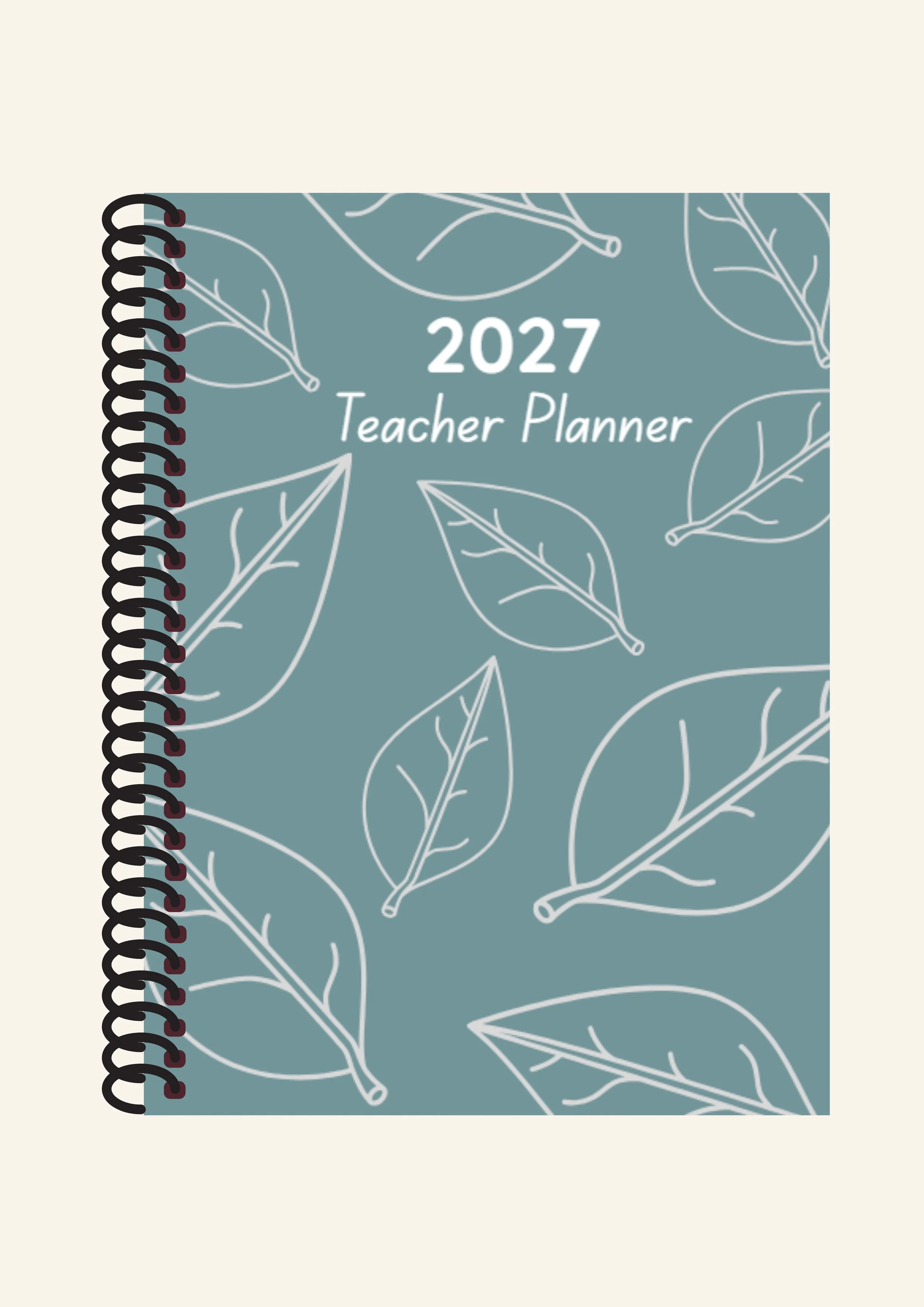2027 Teacher Planner: Falling Leaves