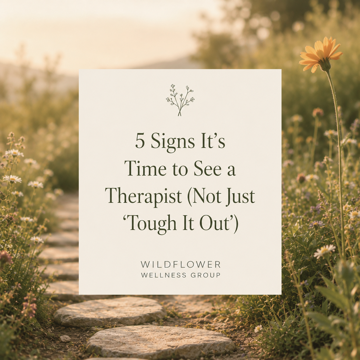 5 Signs It's Time to See a Therapist (Not Just 'Tough It Out')