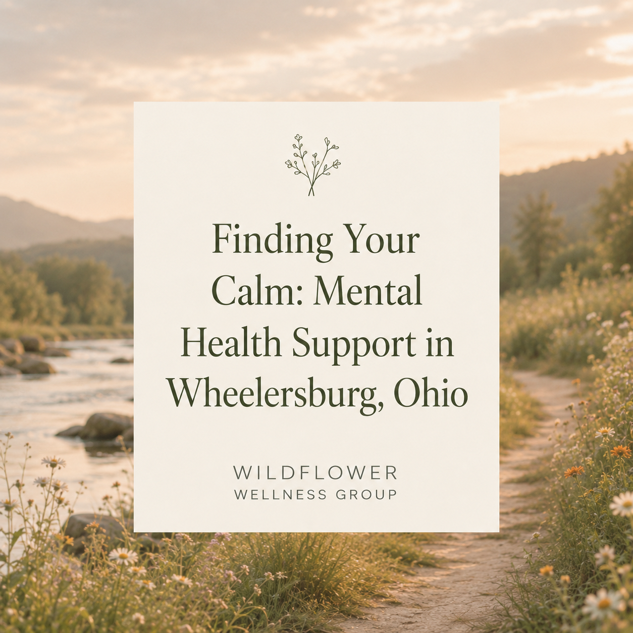 Finding Your Calm: Mental Health Support with Wildflower Wellness Group in Wheelersburg, Ohio