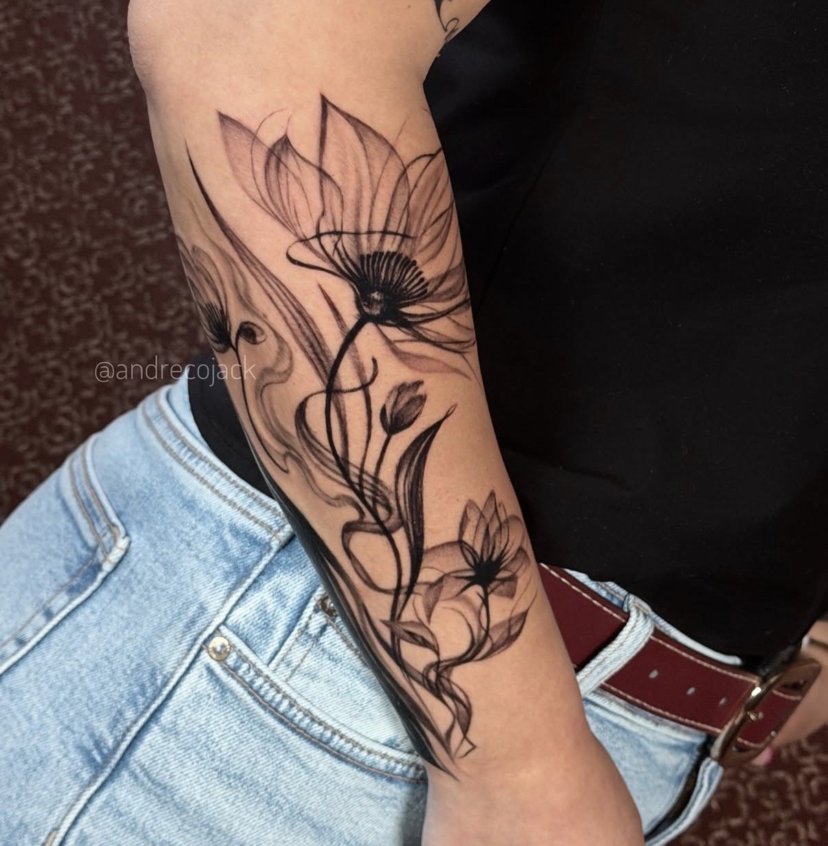 floral tattoo lisbon