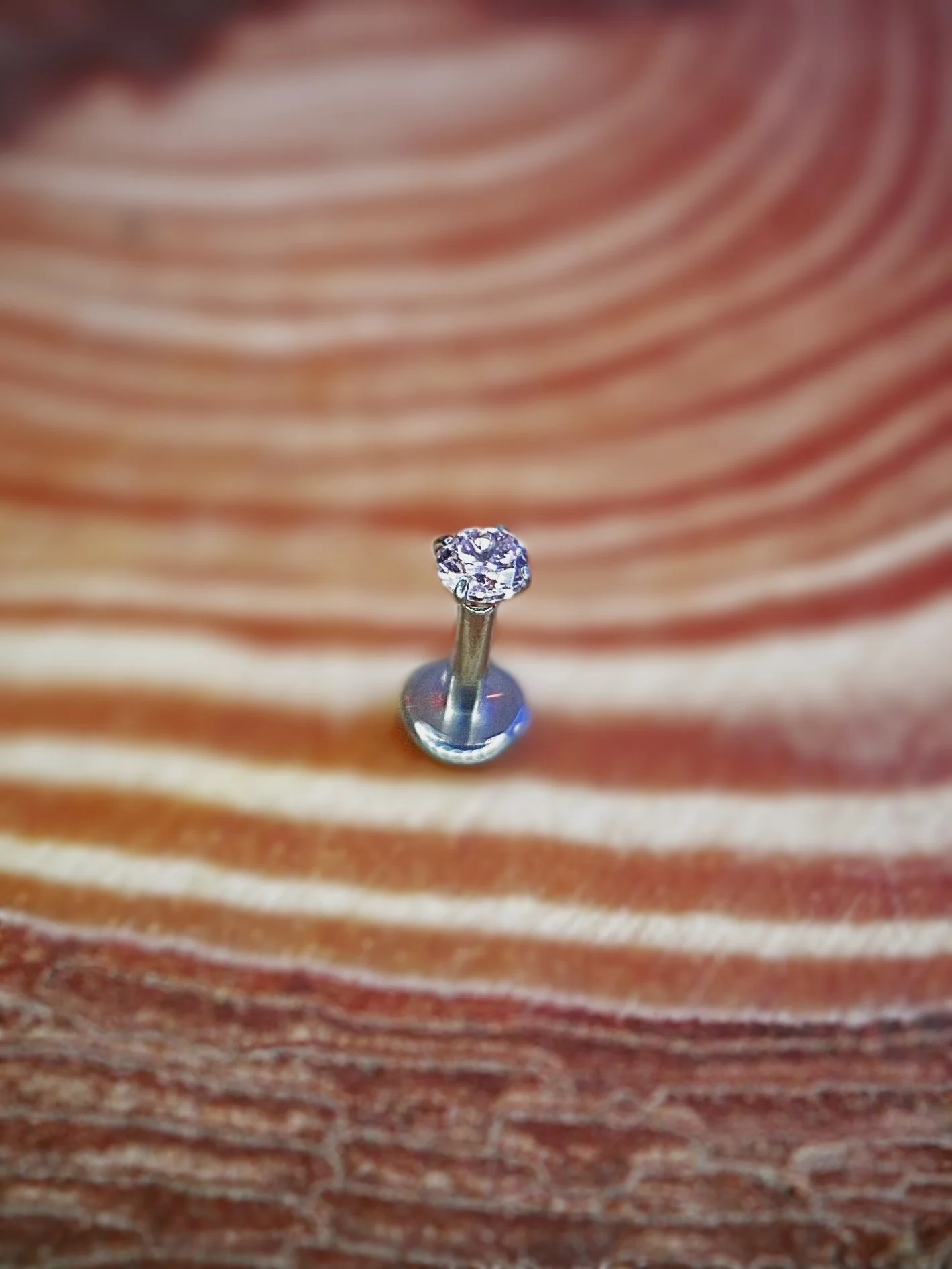 Lumière – Titanium Gem Stud