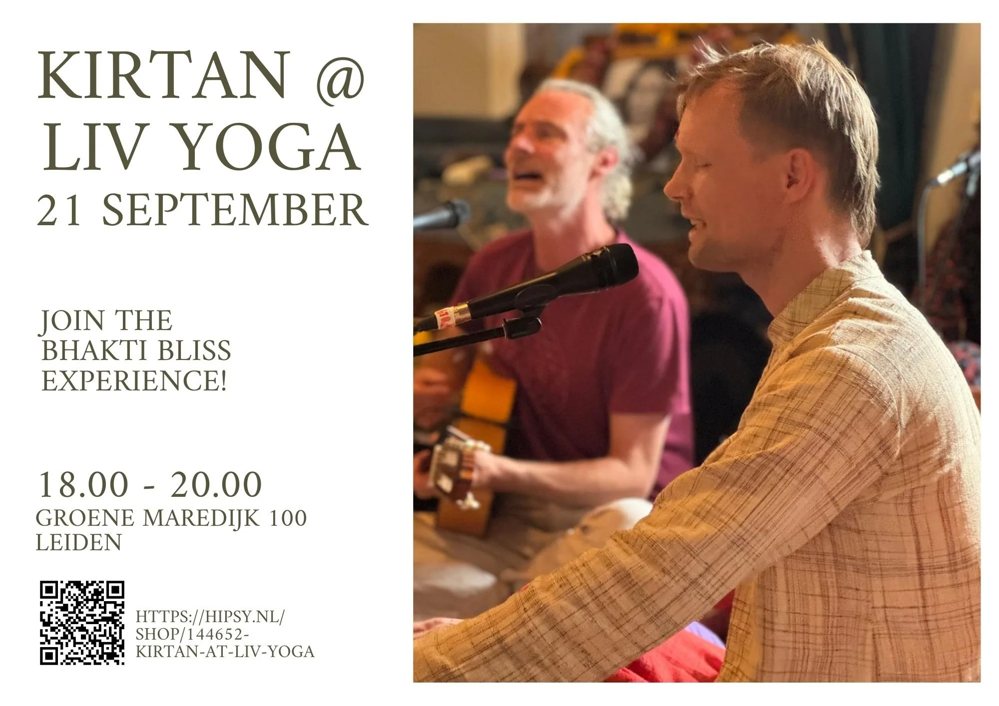 Ecstatic Kirtan @ Liv Yoga Leiden