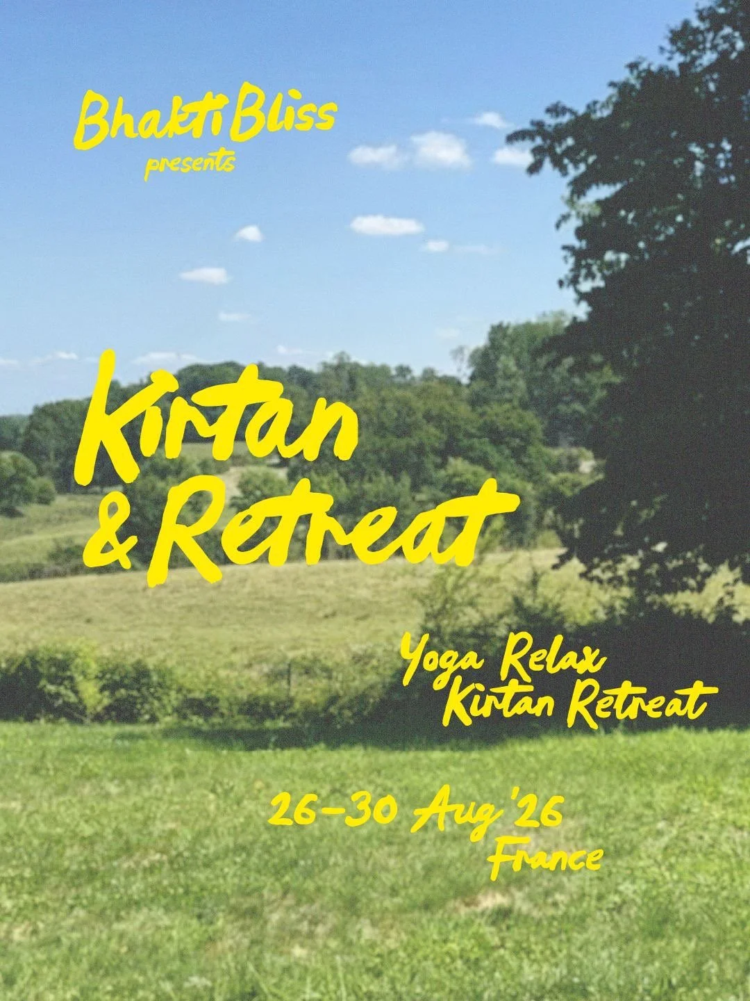 Yoga Relax & Kirtan Retreat France