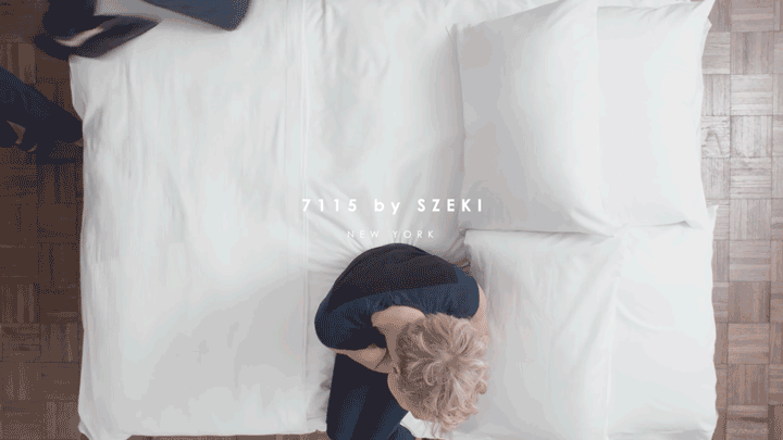 A short fashion film expressing the simplicity and versatility of Szeki fashion through a day in one's room, structured around the passage of time on a clock face. (1 min) 