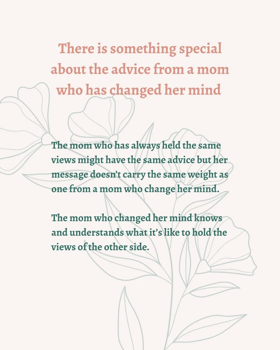 It&rsquo;s hard to change your mind and make a different choice. It&rsquo;s admitting &ldquo;I was wrong&rdquo; or &ldquo;I messed up&rdquo; and none of us want to live with those feelings.

Making different choices requires grace for the choices you