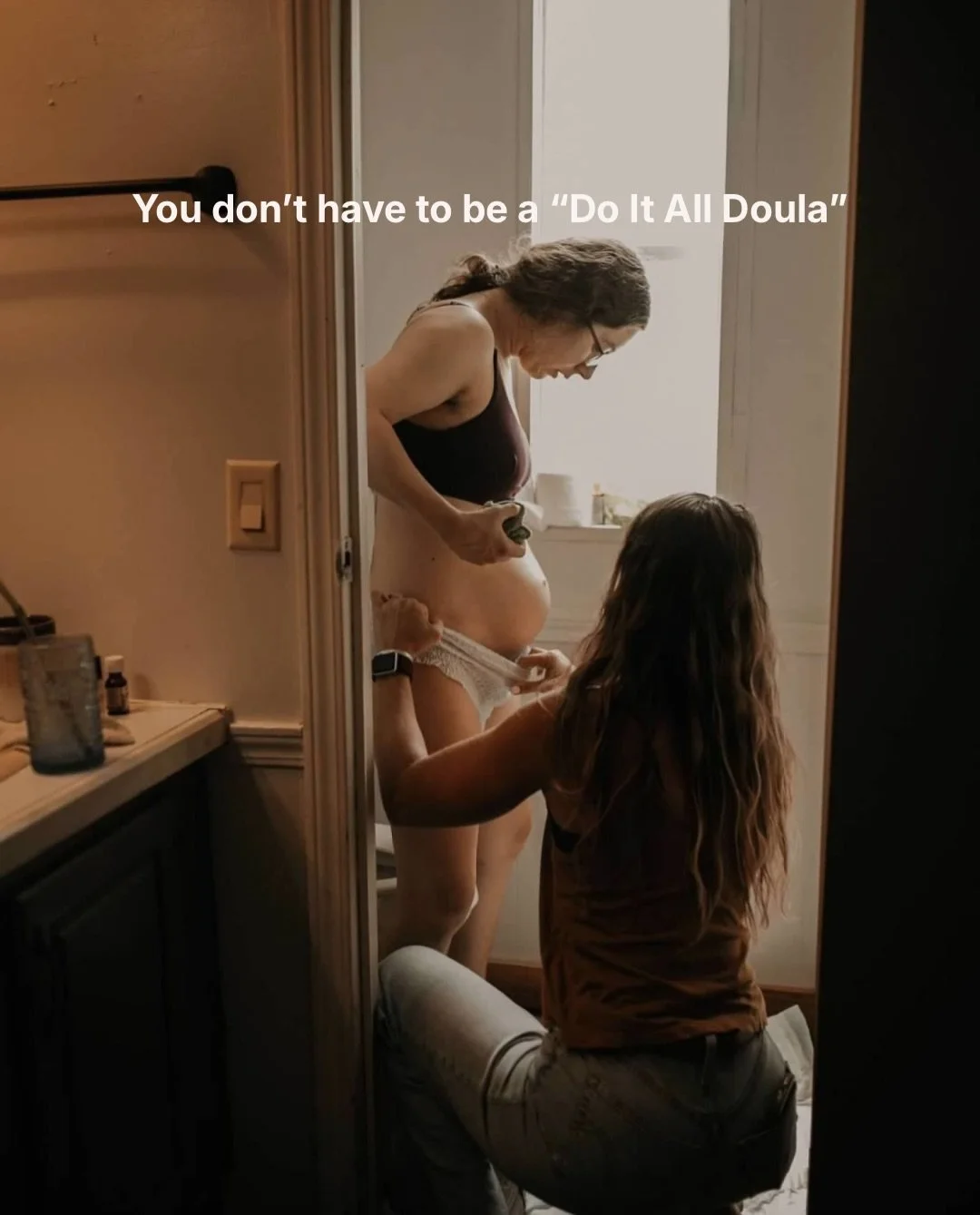 I&rsquo;m the first to admit, you don&rsquo;t NEED me. 

I&rsquo;ve had 4 beautifully supported births without a doula present. I&rsquo;ve attended births where I just sat in the corner trying not to decide what to do with my hands.

You can give bir