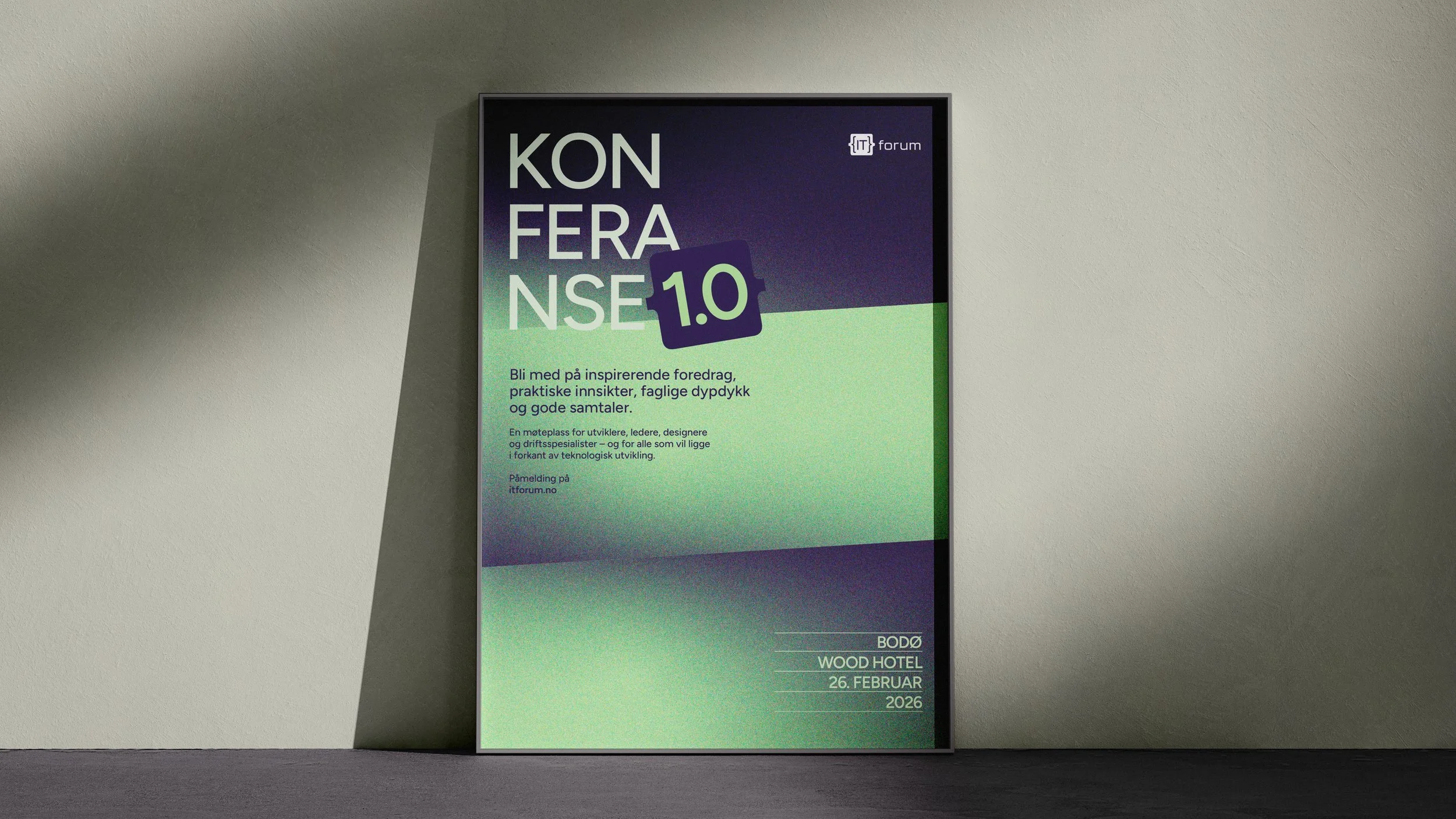 Konferanse 1.0 – Visuelt uttrykk for IT-forum