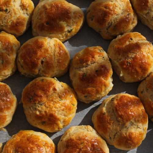 Carrot and Spinach Scones