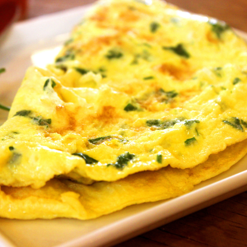 Easy Herby Dog Omelette 