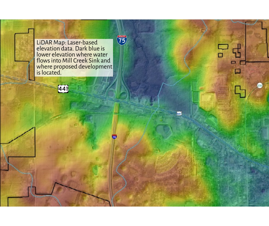 Map from Suwannee River Water Management District