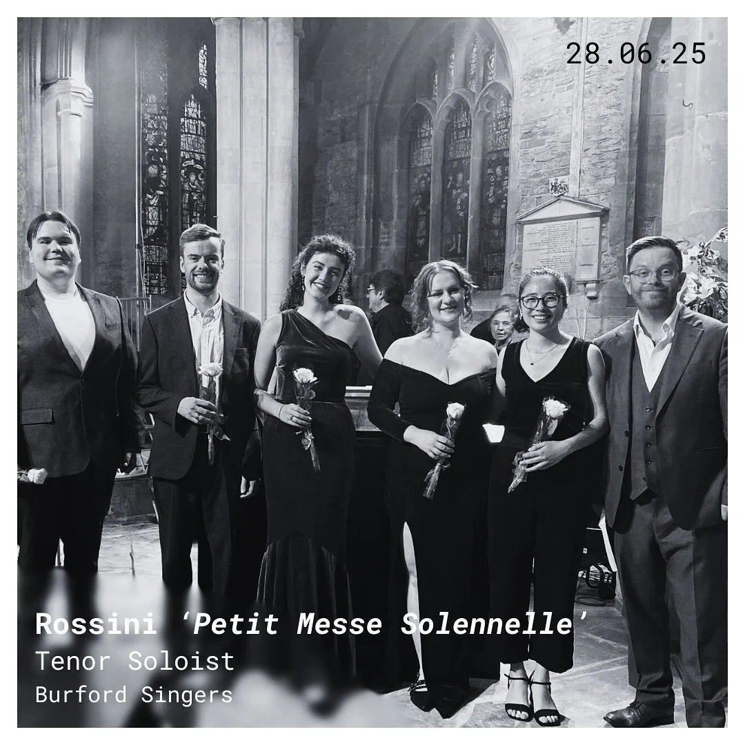 The day after appearing in Oxford, it was wonderful to journey to the Cotswolds to sing the tenor solos in Rossini&rsquo;s Petit Messe Solonelle. 

#classicalsinger #tenor #opera #songrecital #choir #classicalmusic #livemusic #palestrina #musicianlif
